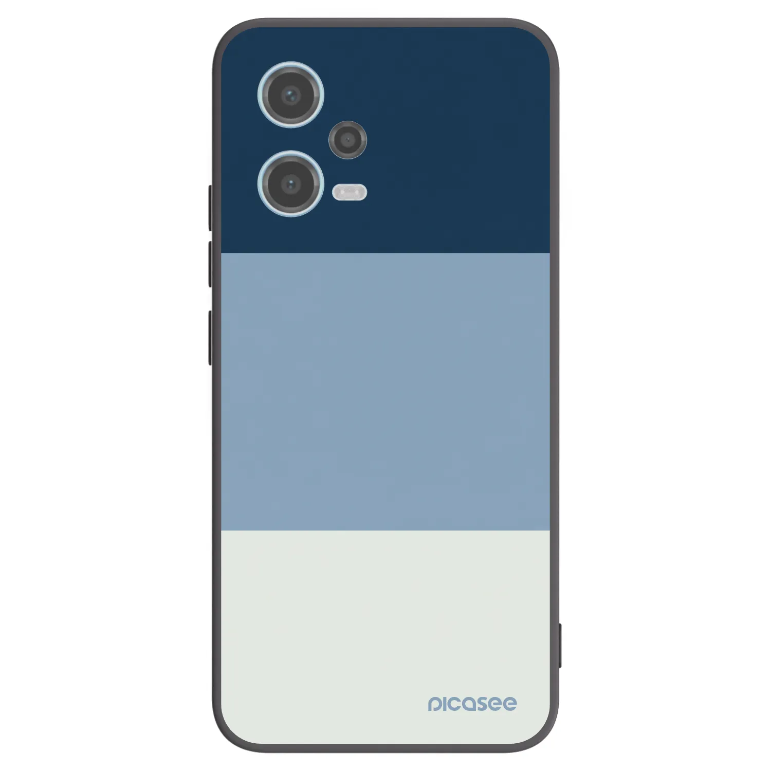 Picasee crna silikonska maskica za Xiaomi Redmi Note 12 5G - Coastal Blue