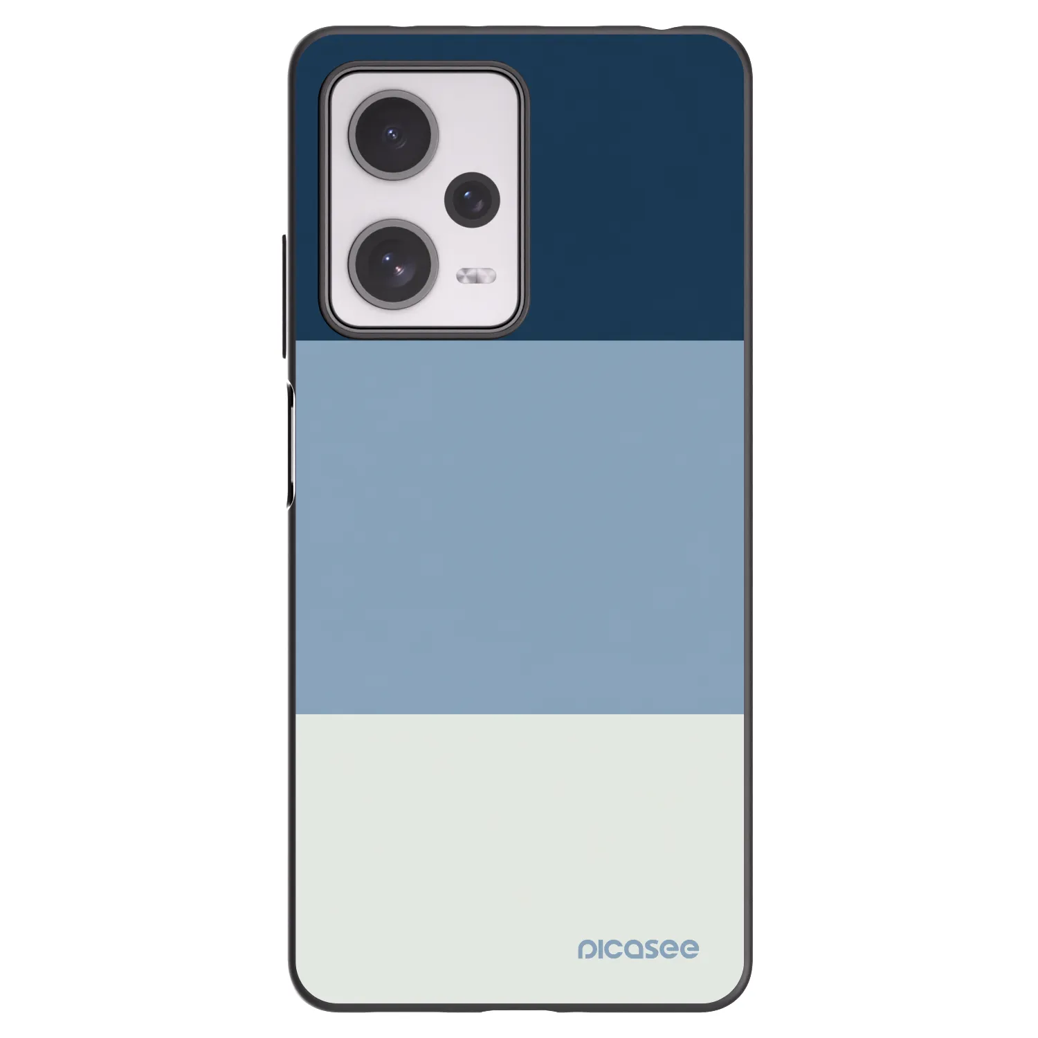 Picasee crna silikonska maskica za Xiaomi Redmi Note 12 Pro+ 5G - Coastal Blue