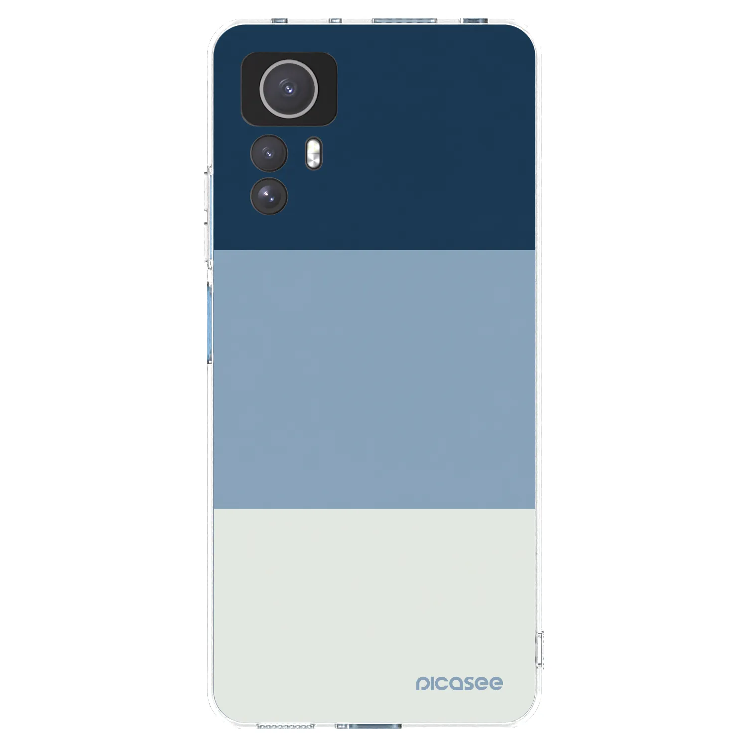 Picasee silikonska prozirna maskica za Xiaomi Redmi Note 12S - Coastal Blue