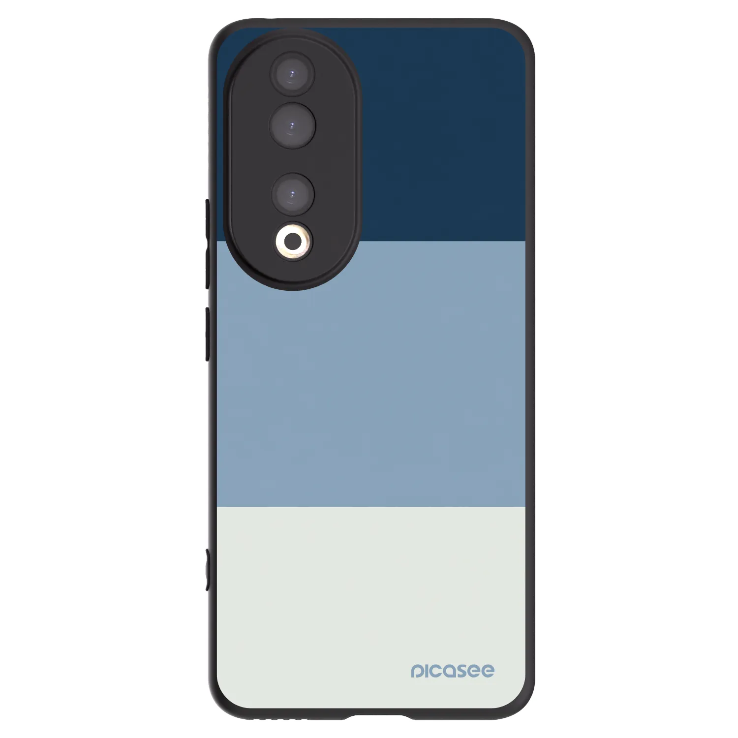 Picasee crna silikonska maskica za Honor 90 5G - Coastal Blue