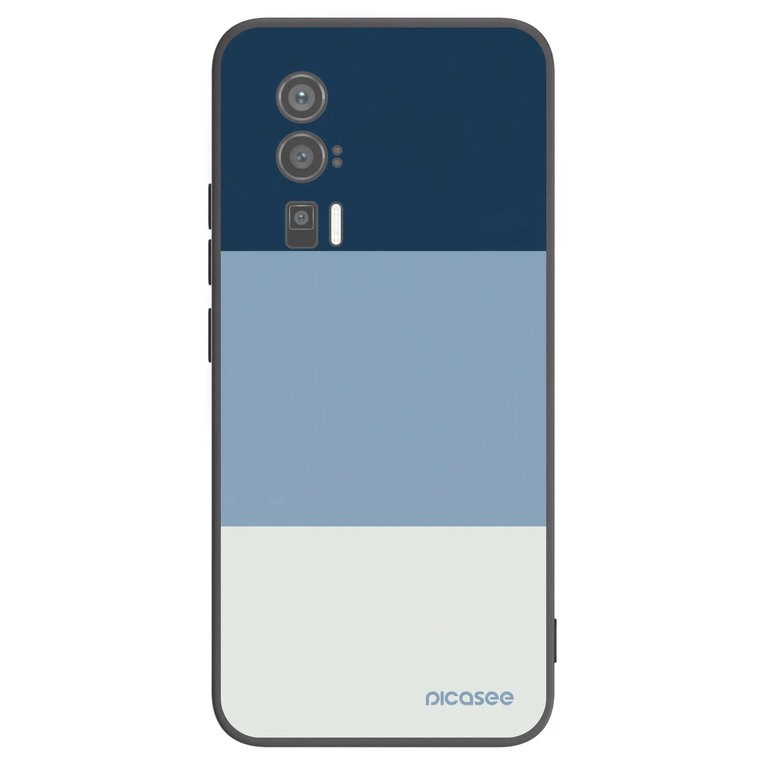 Picasee crna silikonska maskica za Xiaomi Poco F5 Pro 5G - Coastal Blue