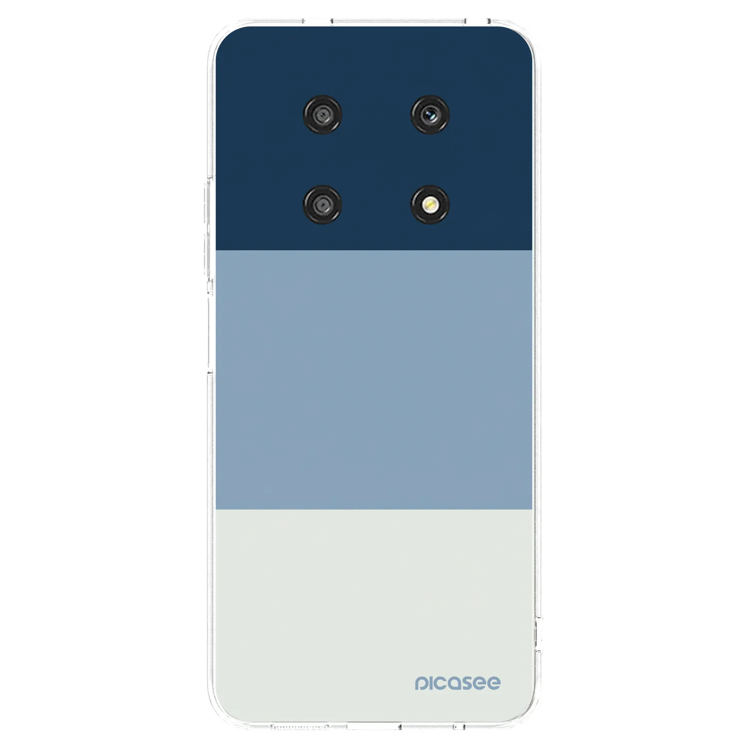 Picasee silikonska prozirna maskica za Honor Magic4 Lite 5G - Coastal Blue