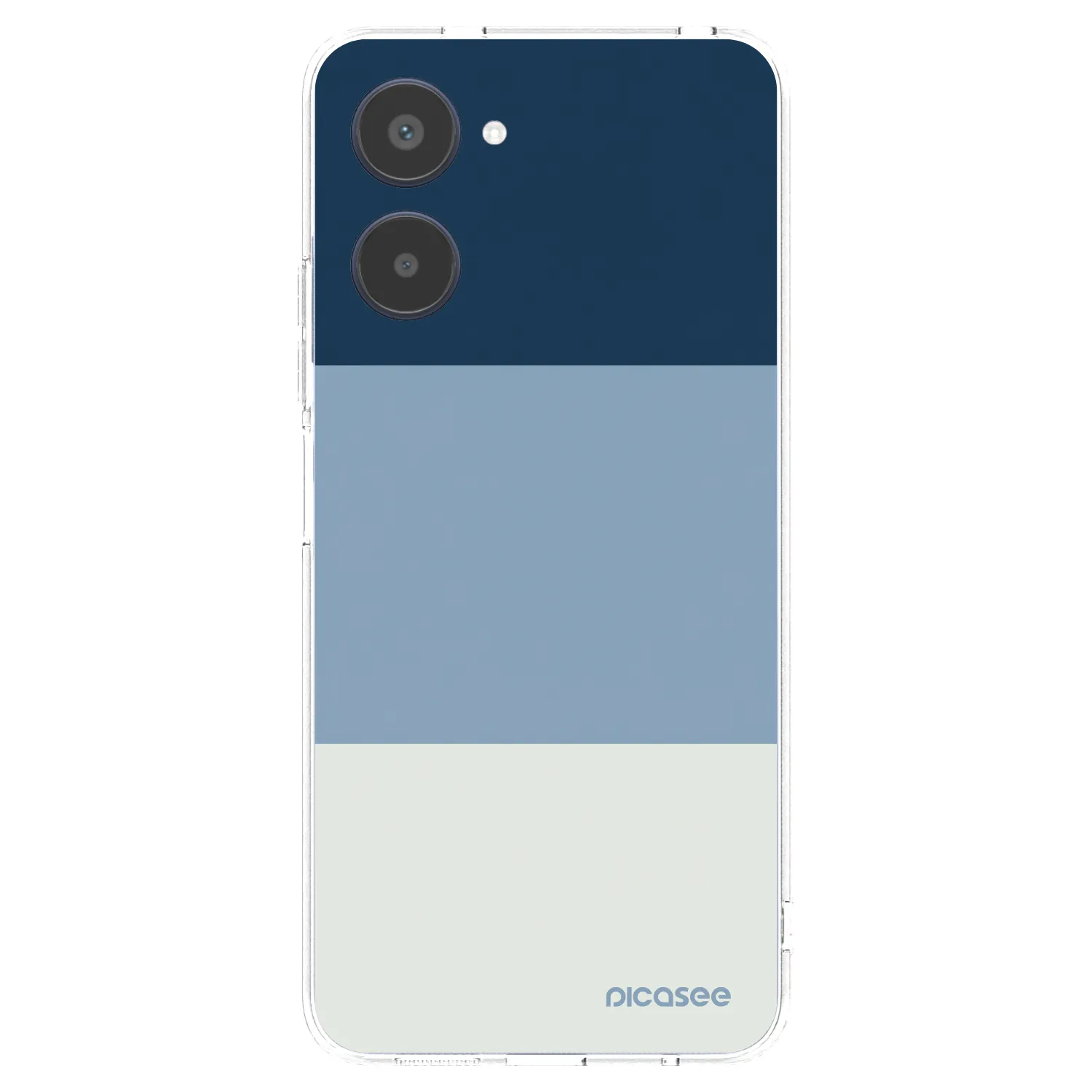 Picasee silikonska prozirna maskica za Realme 10 4G - Coastal Blue