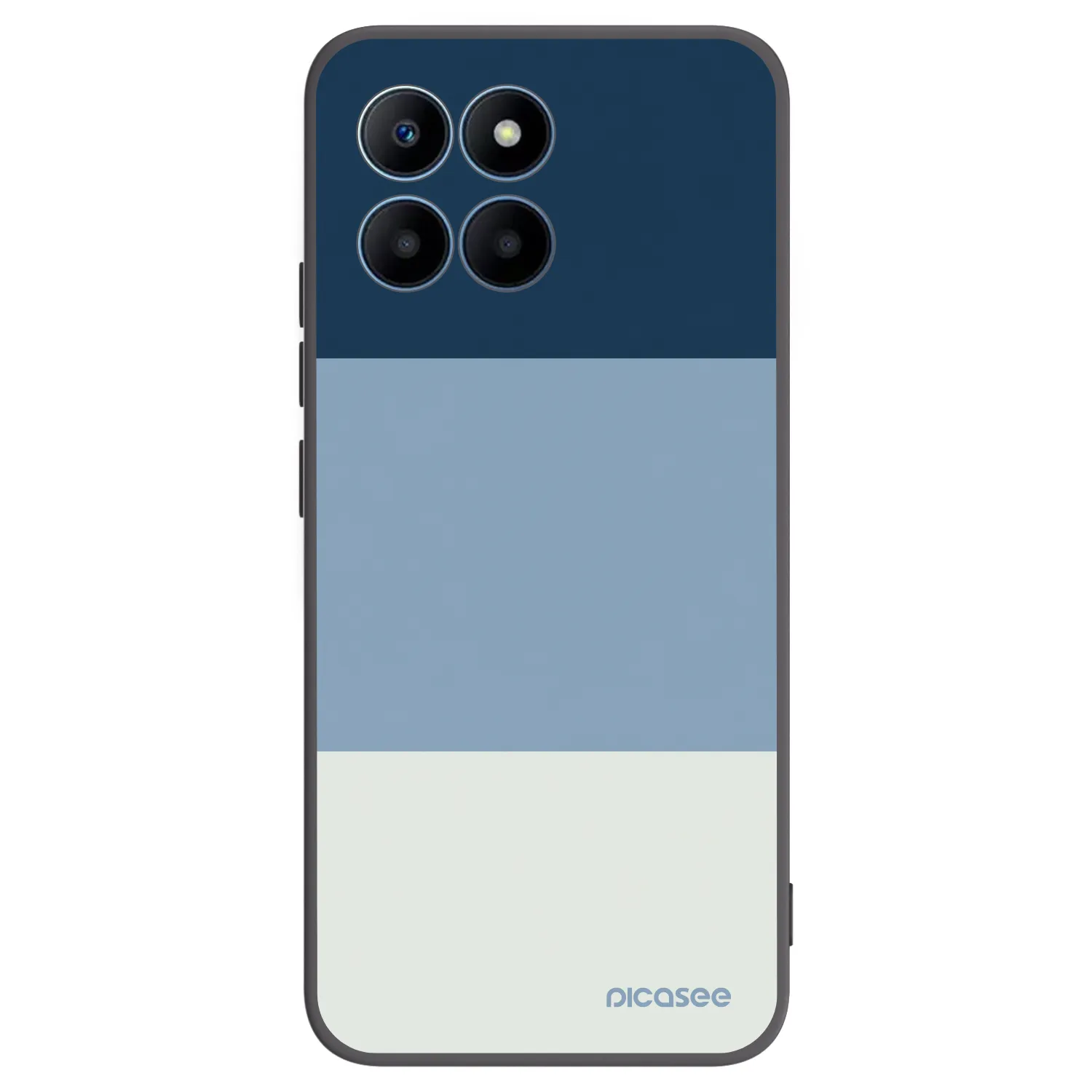 Picasee crna silikonska maskica za Honor 70 Lite - Coastal Blue