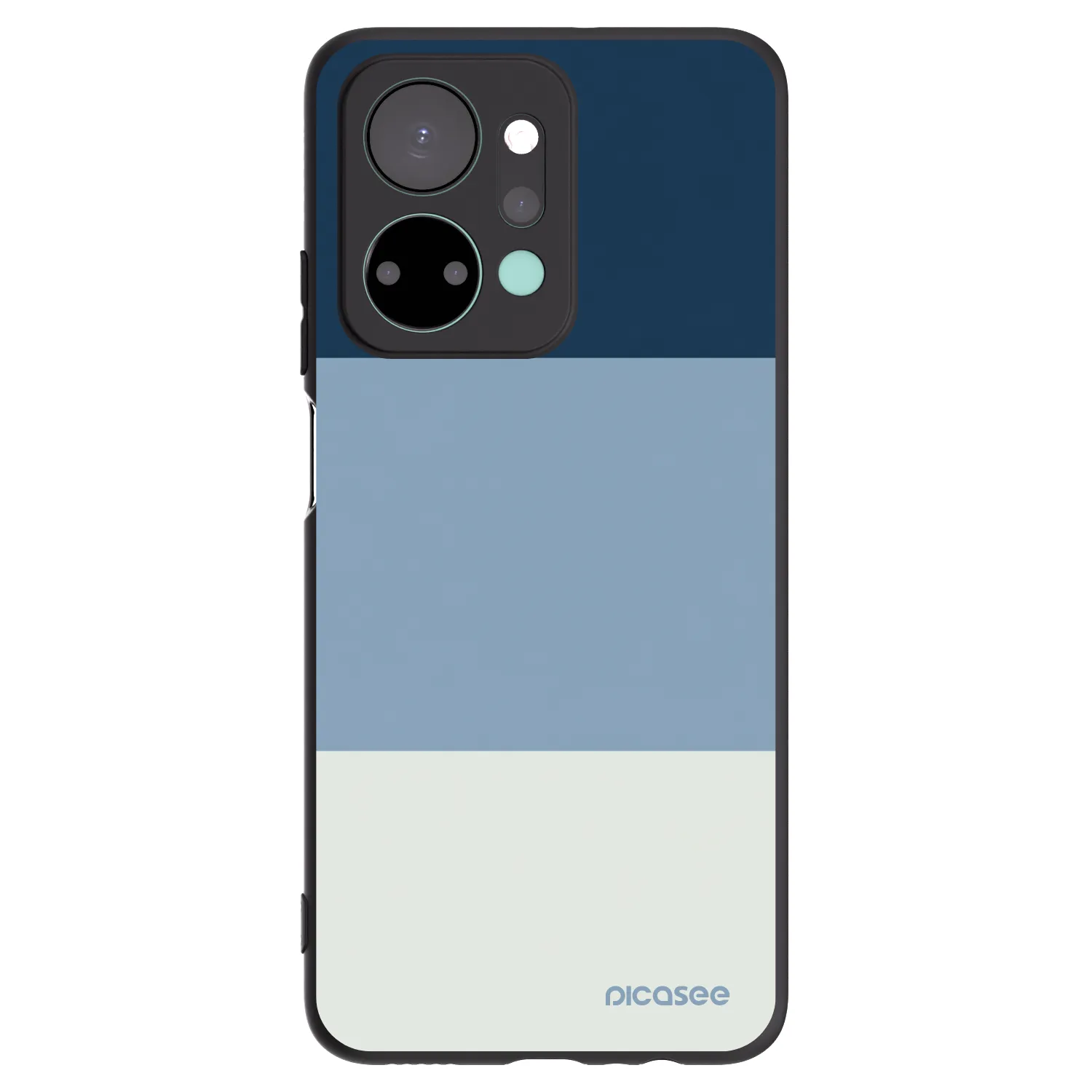 Picasee crna silikonska maskica za Honor X7a - Coastal Blue