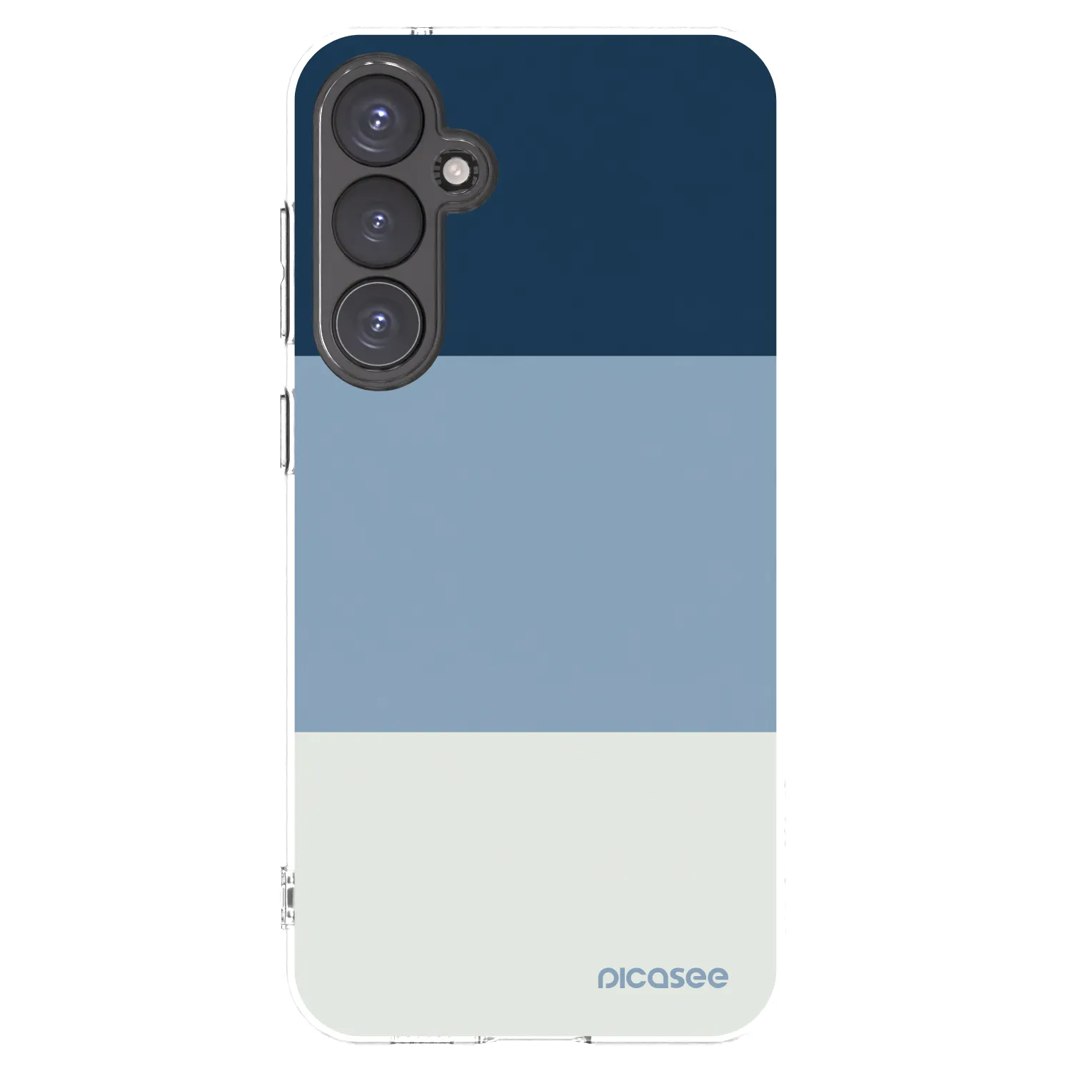 Picasee silikonska prozirna maskica za Samsung Galaxy S23 FE S711B - Coastal Blue