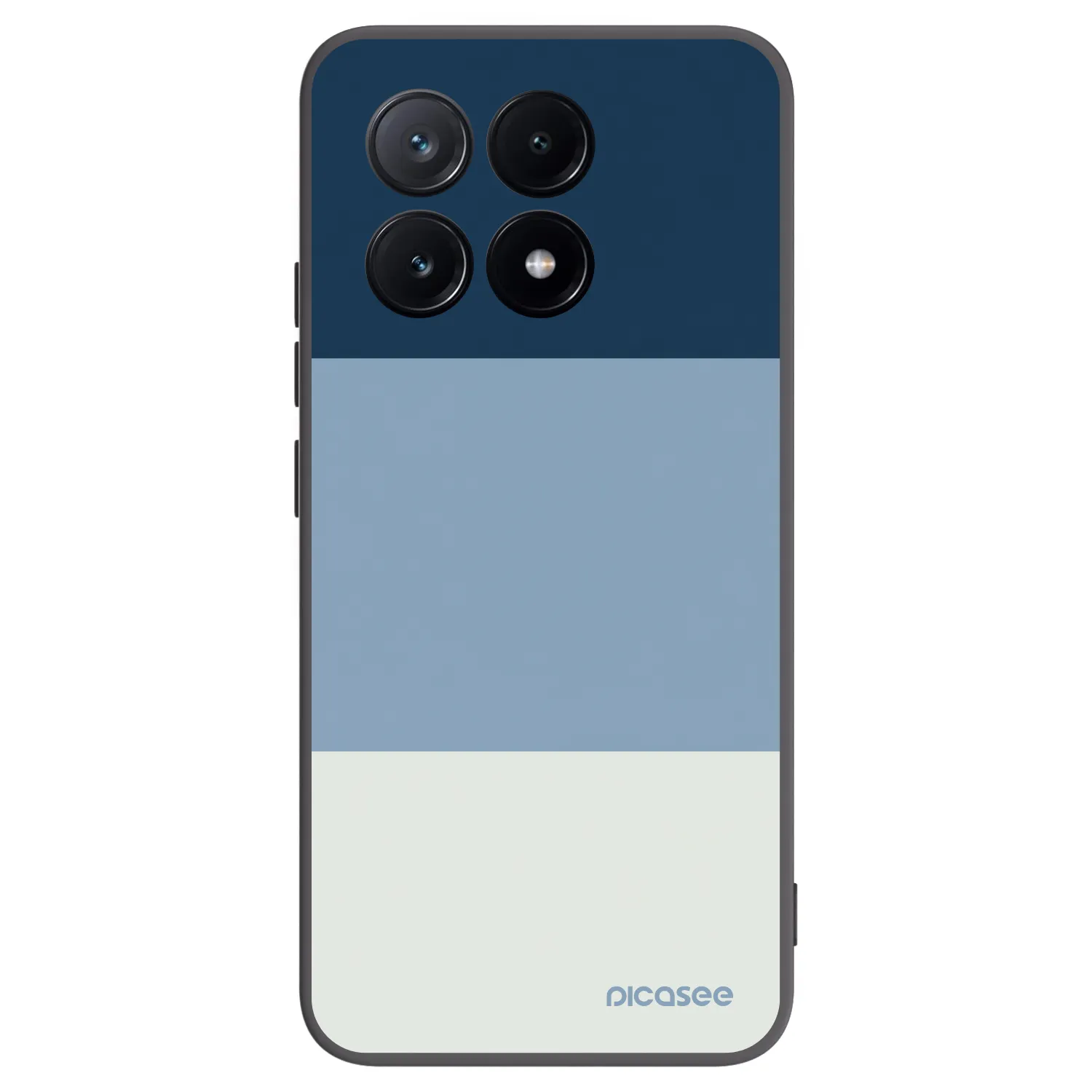 Picasee crna silikonska maskica za Xiaomi Poco X6 Pro - Coastal Blue