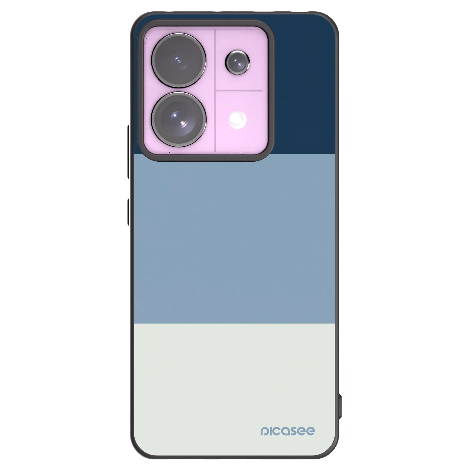 Picasee crna silikonska maskica za Xiaomi Redmi Note 13 Pro 5G - Coastal Blue