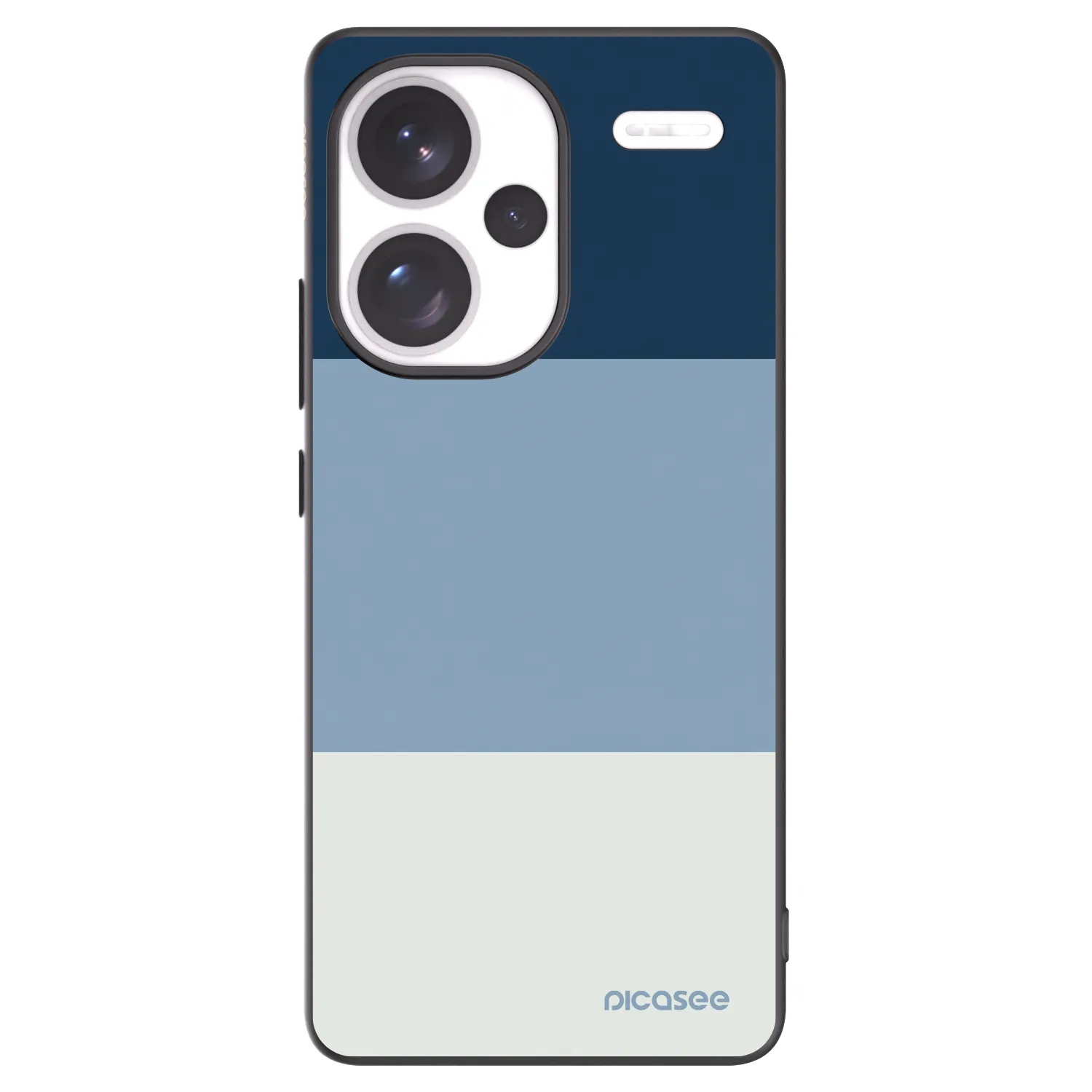 Picasee crna silikonska maskica za Xiaomi Redmi Note 13 Pro+ 5G - Coastal Blue