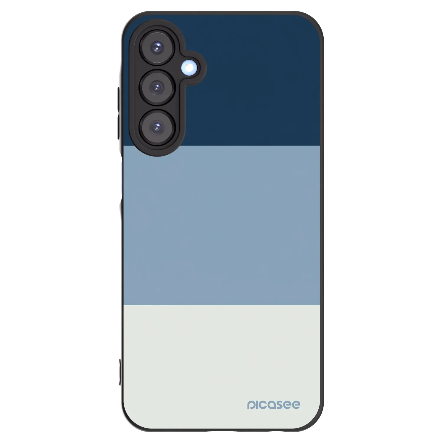 Picasee crna silikonska maskica za Samsung Galaxy A25 A256B 5G - Coastal Blue