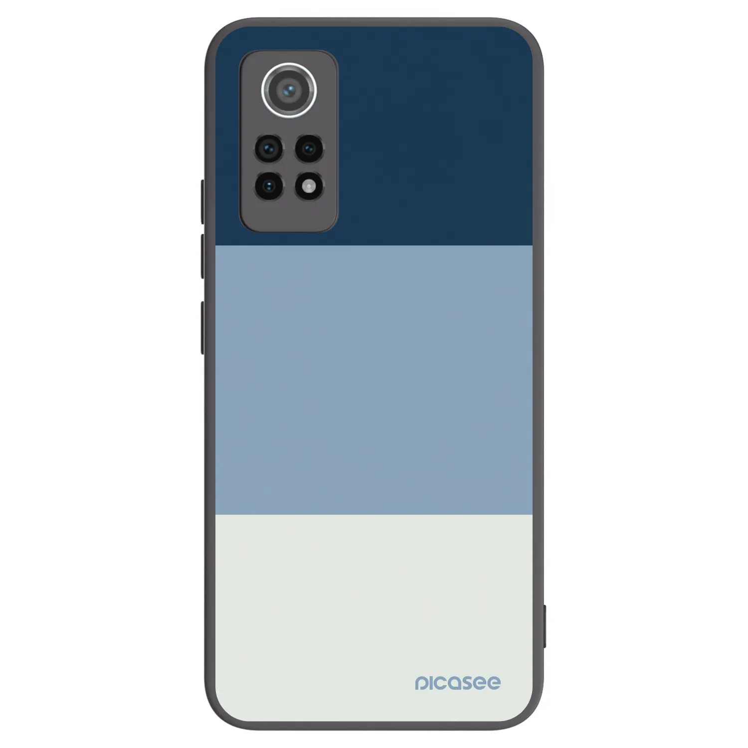 Picasee crna silikonska maskica za Xiaomi Redmi Note 12 Pro 4G - Coastal Blue