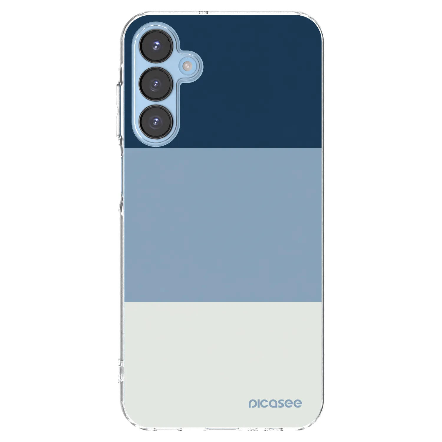 Picasee silikonska prozirna maskica za Samsung Galaxy A15 A156B 5G - Coastal Blue