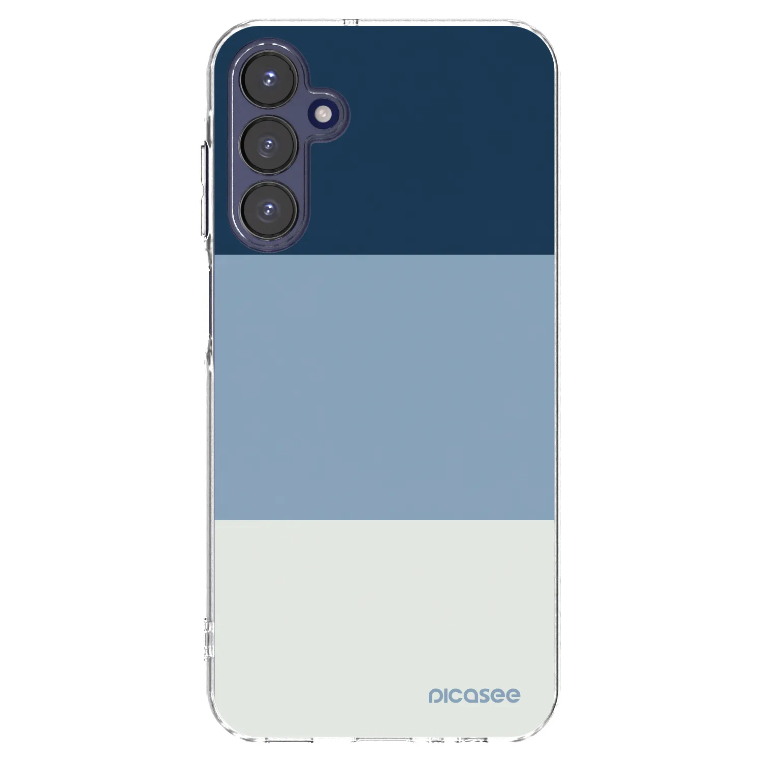 Picasee silikonska prozirna maskica za Samsung Galaxy A15 A155F 4G - Coastal Blue