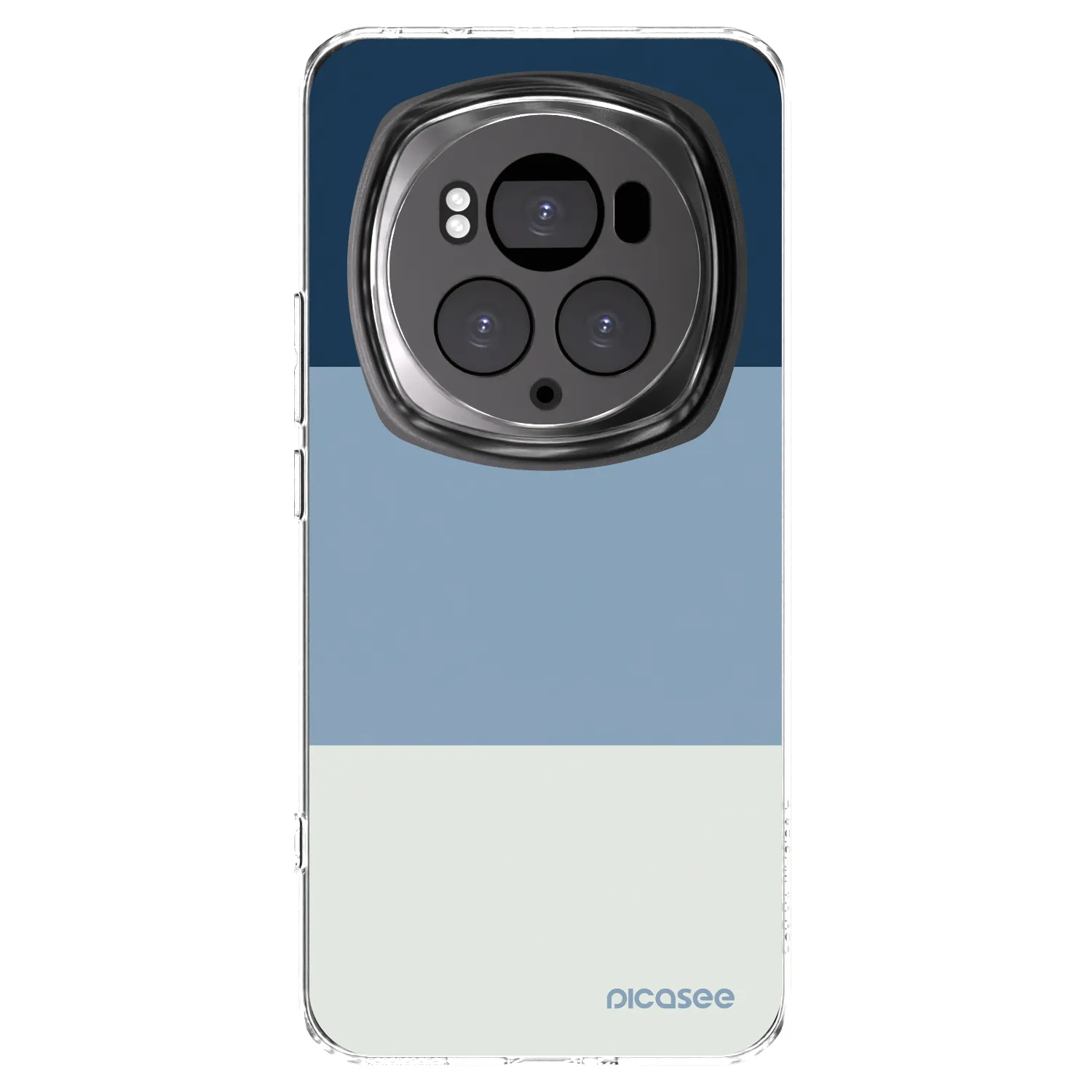 Picasee silikonska prozirna maskica za Honor Magic6 Pro - Coastal Blue