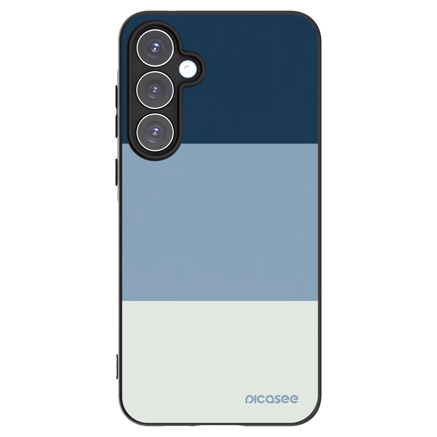 Picasee crna silikonska maskica za Samsung Galaxy A55 5G A556B - Coastal Blue