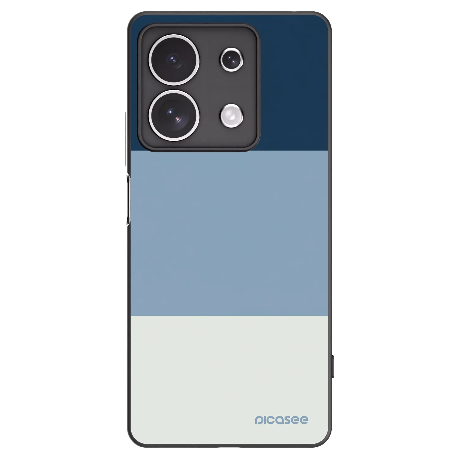 Picasee crna silikonska maskica za Xiaomi Redmi Note 13 4G - Coastal Blue