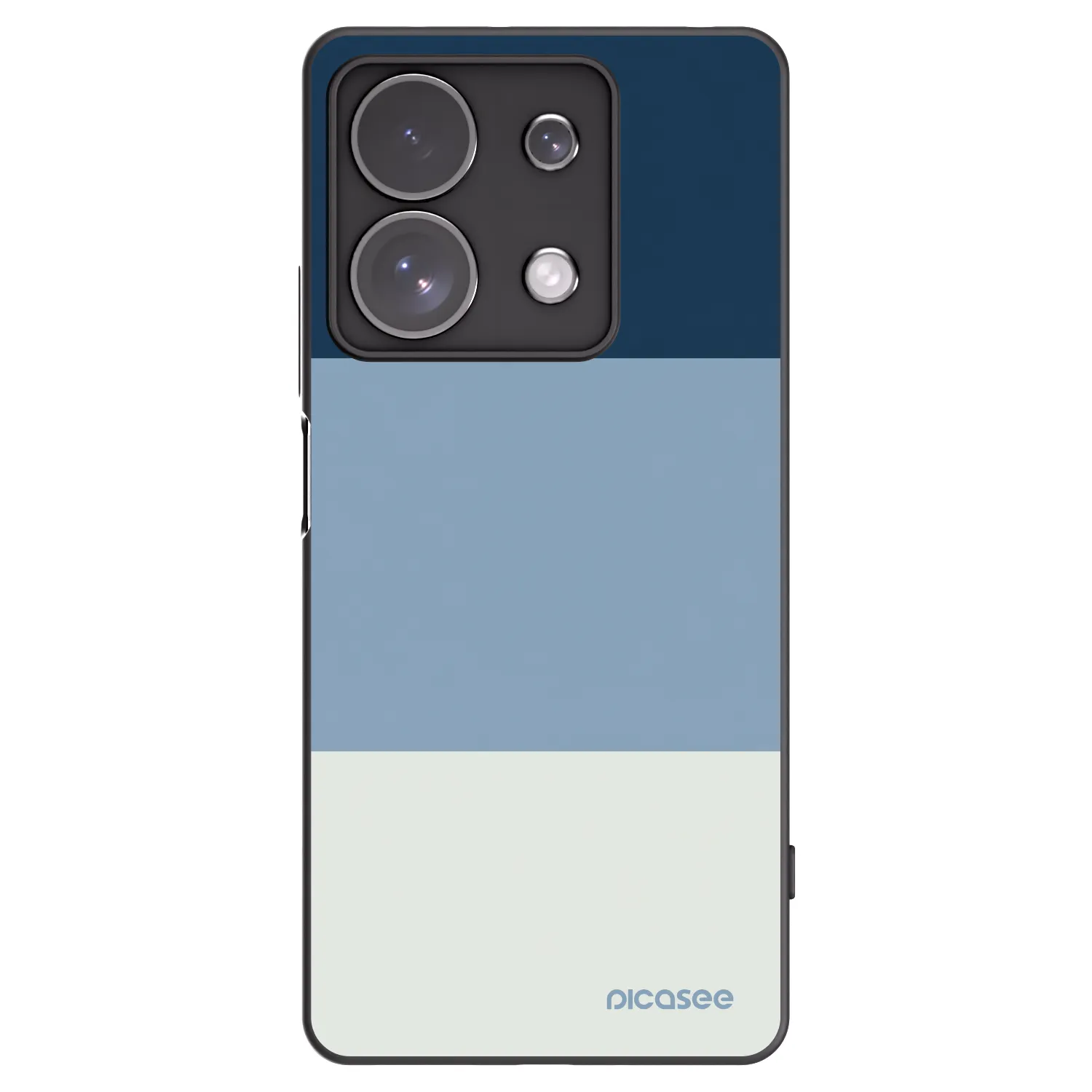 Picasee crna silikonska maskica za Xiaomi Redmi Note 13 Pro 4G - Coastal Blue