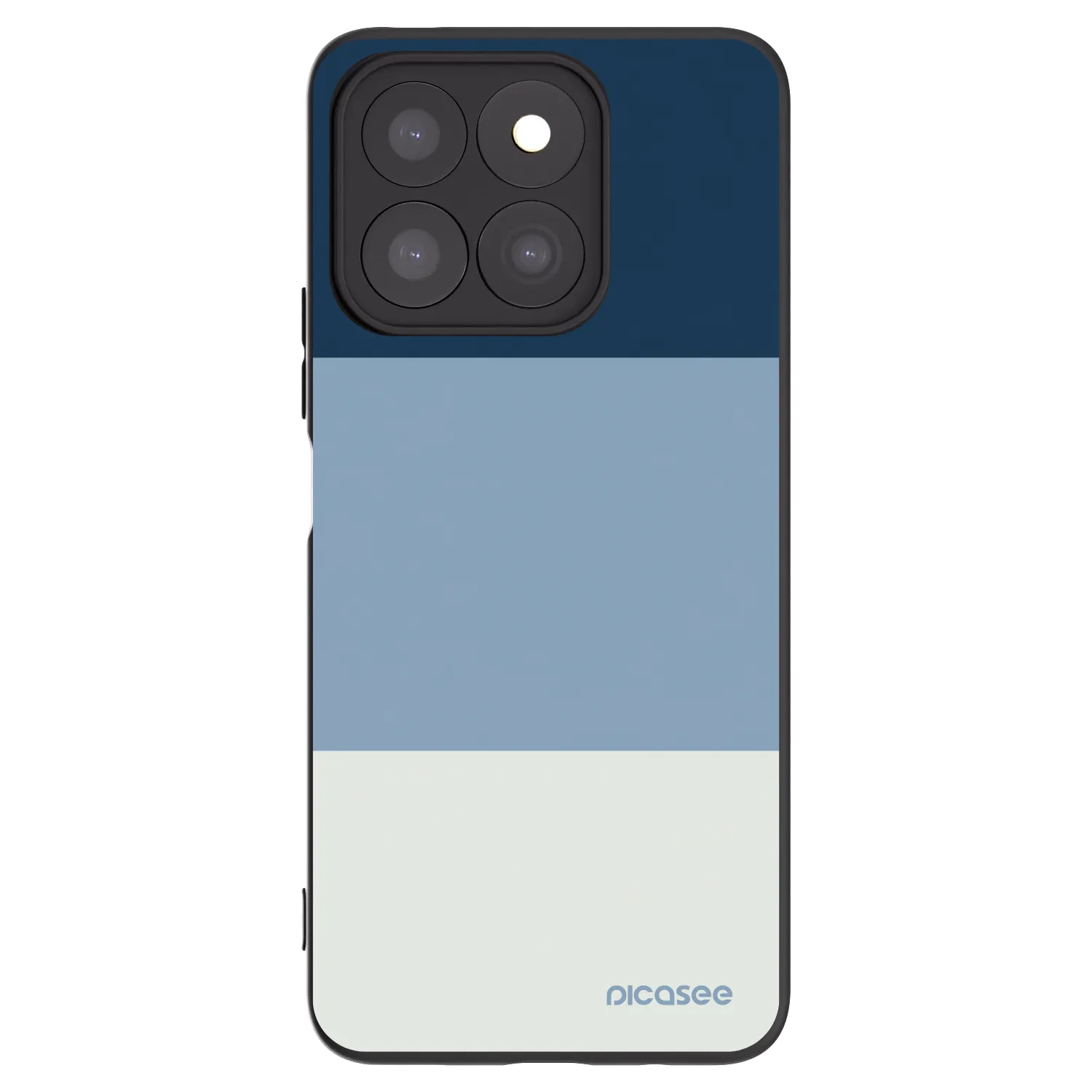 Picasee crna silikonska maskica za Honor X8b - Coastal Blue