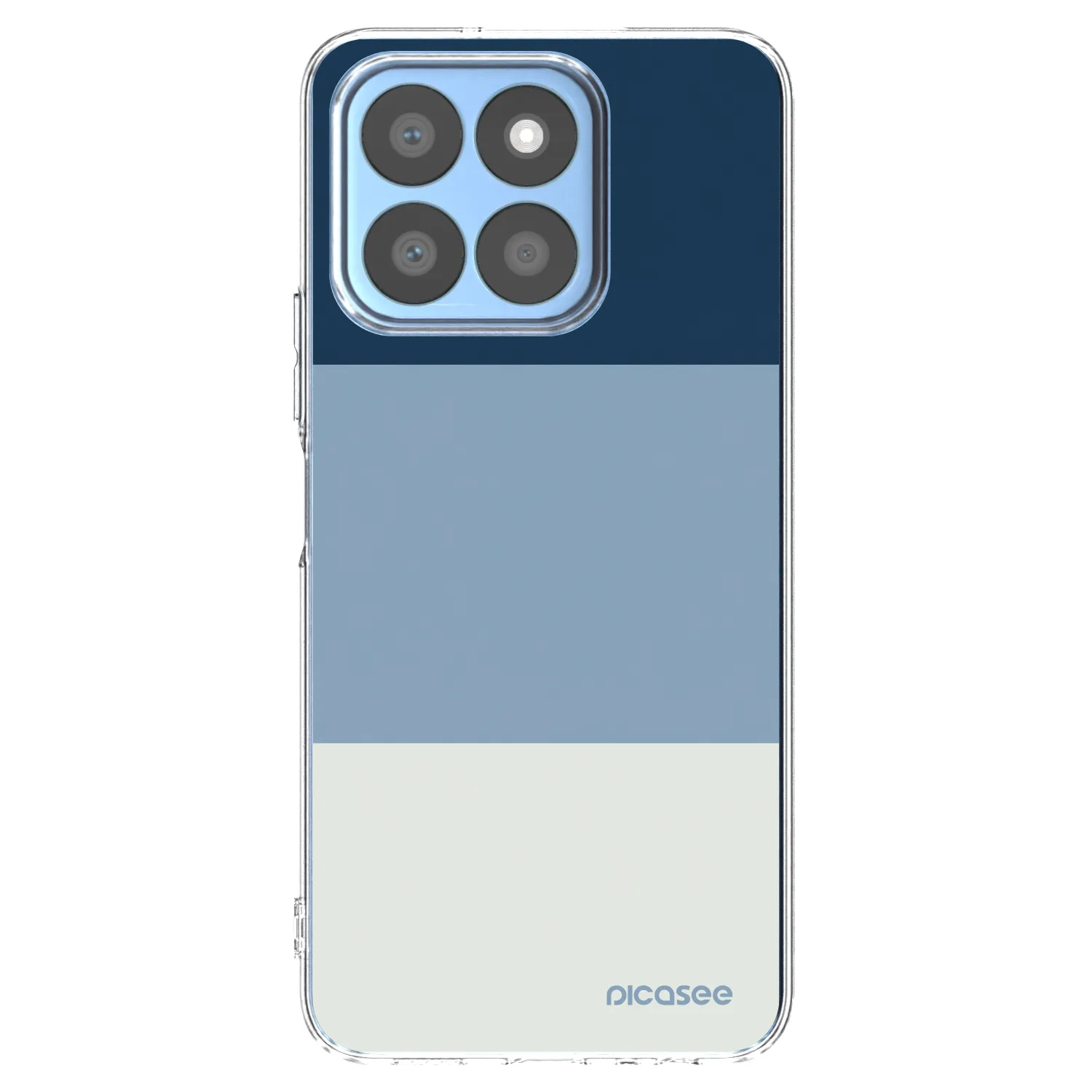 Picasee silikonska prozirna maskica za Honor X8b - Coastal Blue