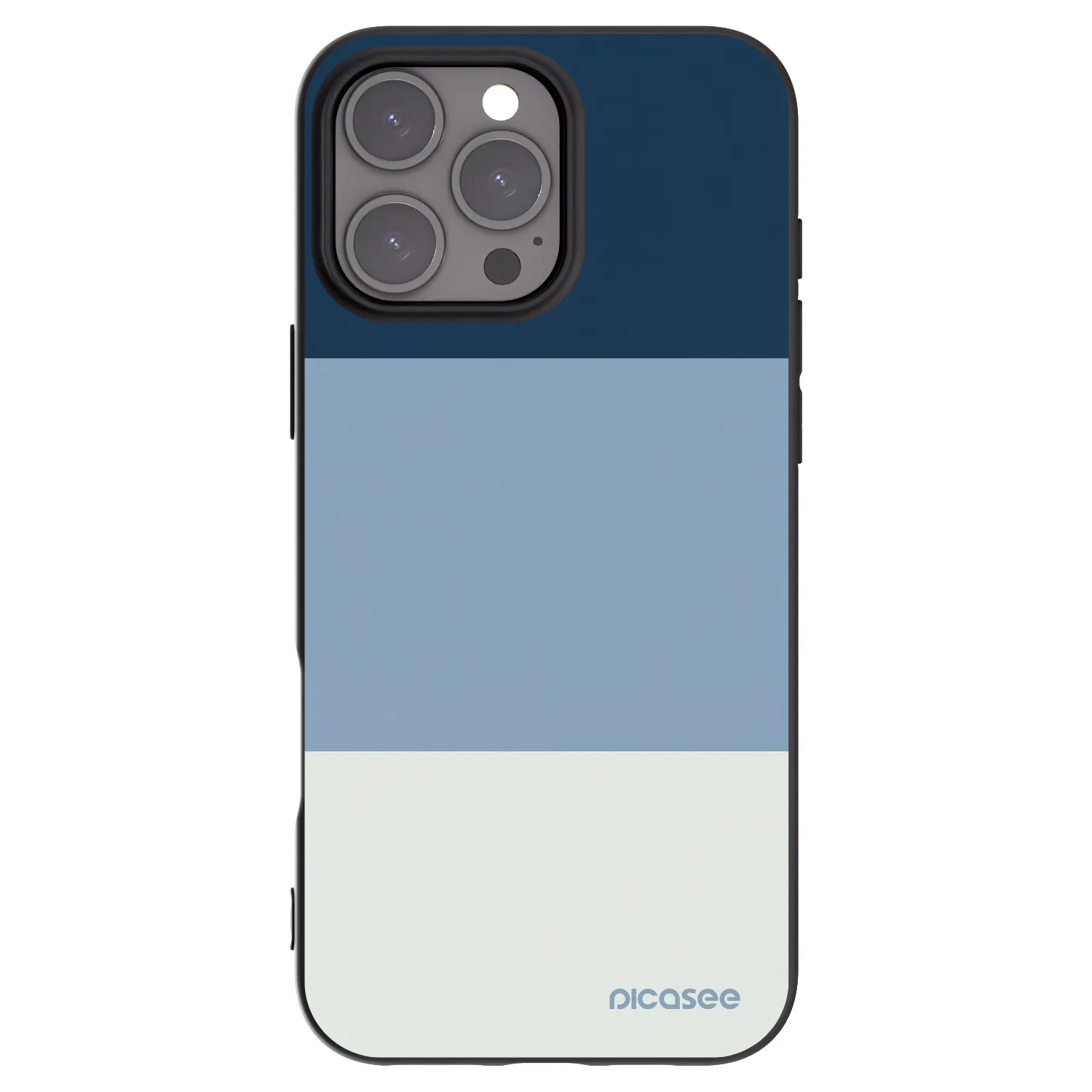 Picasee crna silikonska maskica za Apple iPhone 16 Pro Max - Coastal Blue