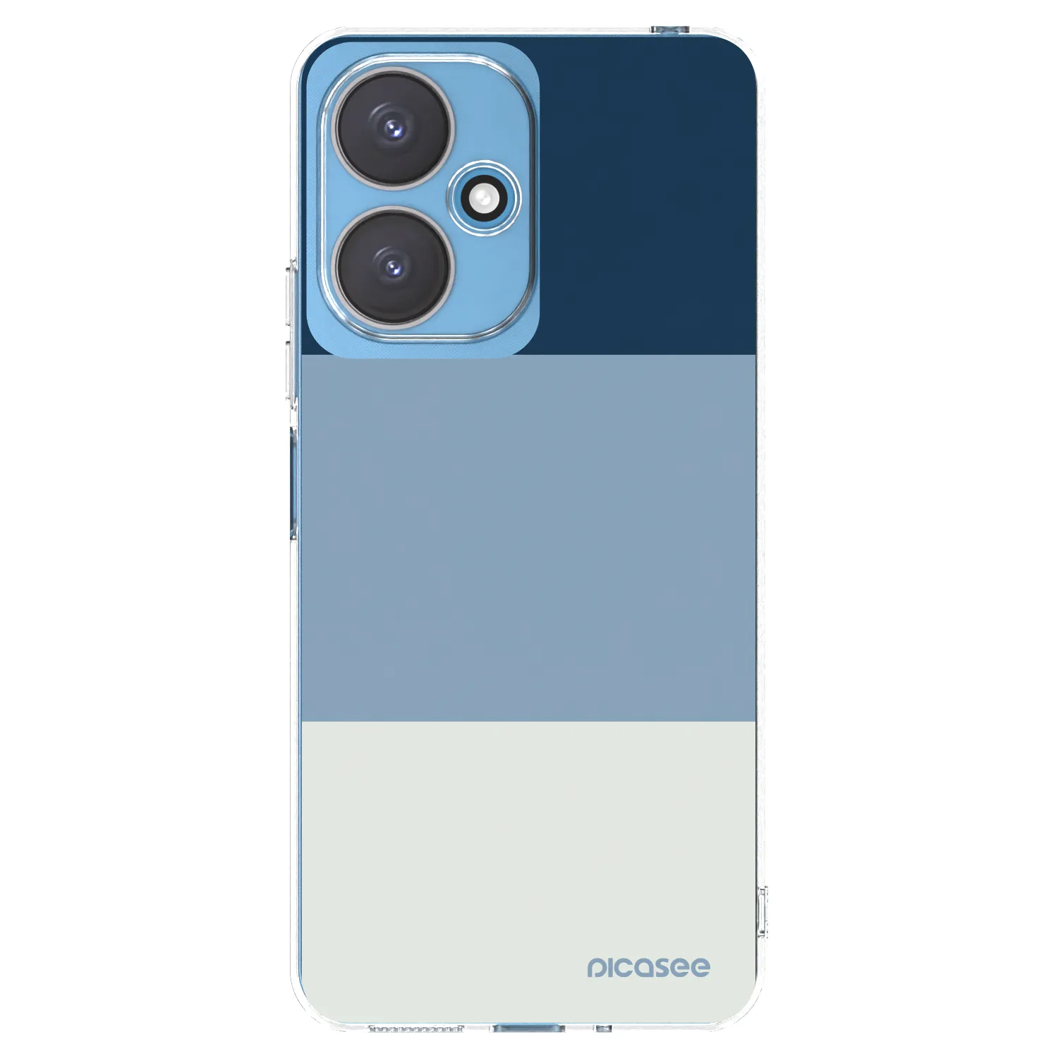 Picasee silikonska prozirna maskica za Xiaomi Redmi 13C 5G - Coastal Blue