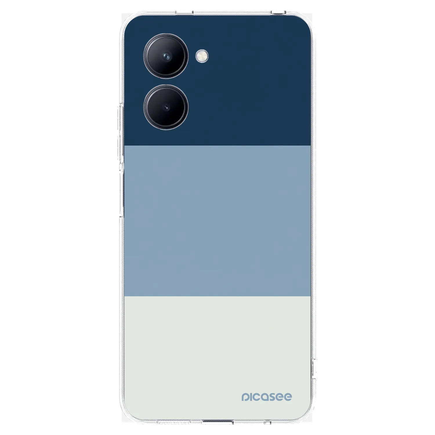 Picasee silikonska prozirna maskica za Realme C33 (2023) - Coastal Blue