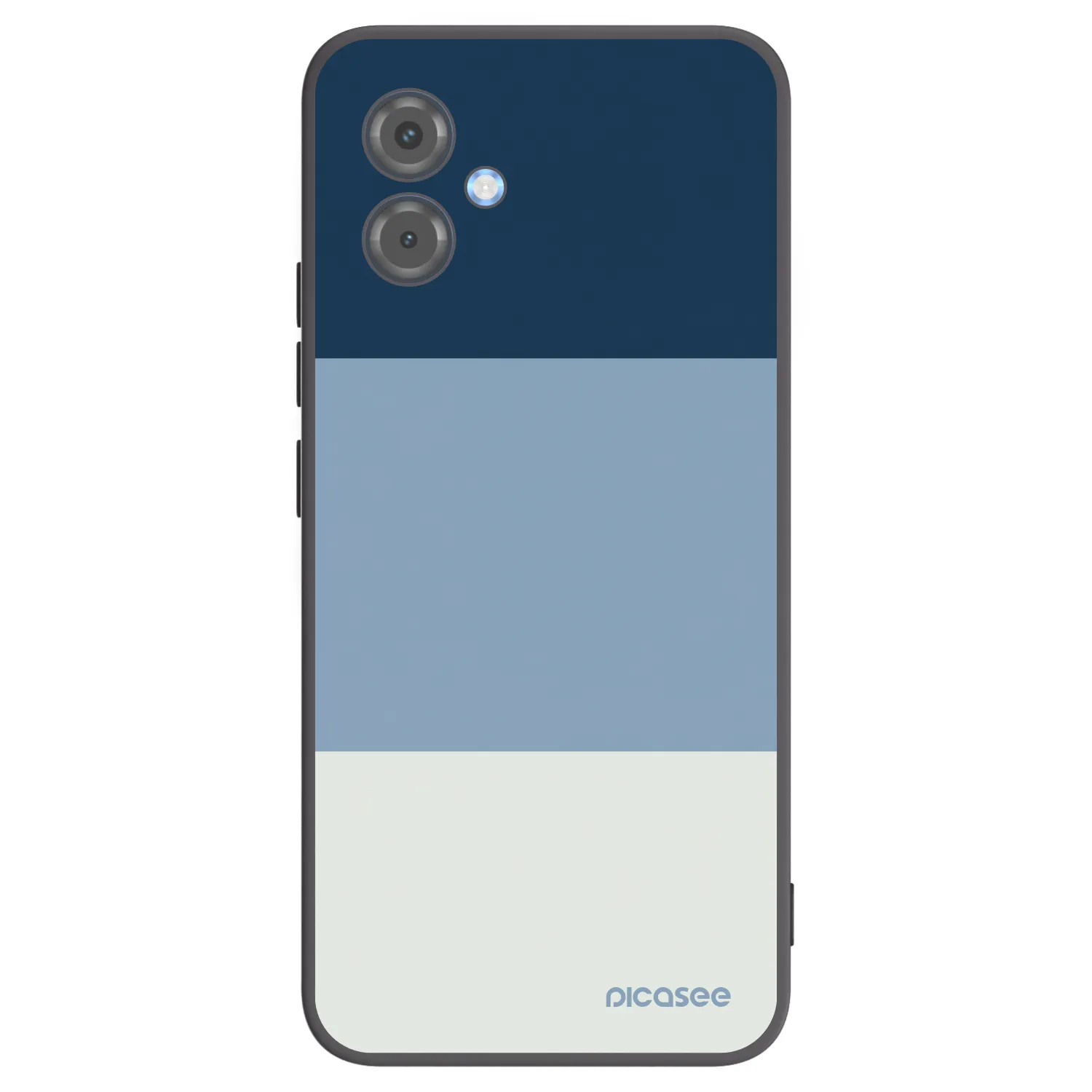 Picasee crna silikonska maskica za Motorola Moto G14 - Coastal Blue