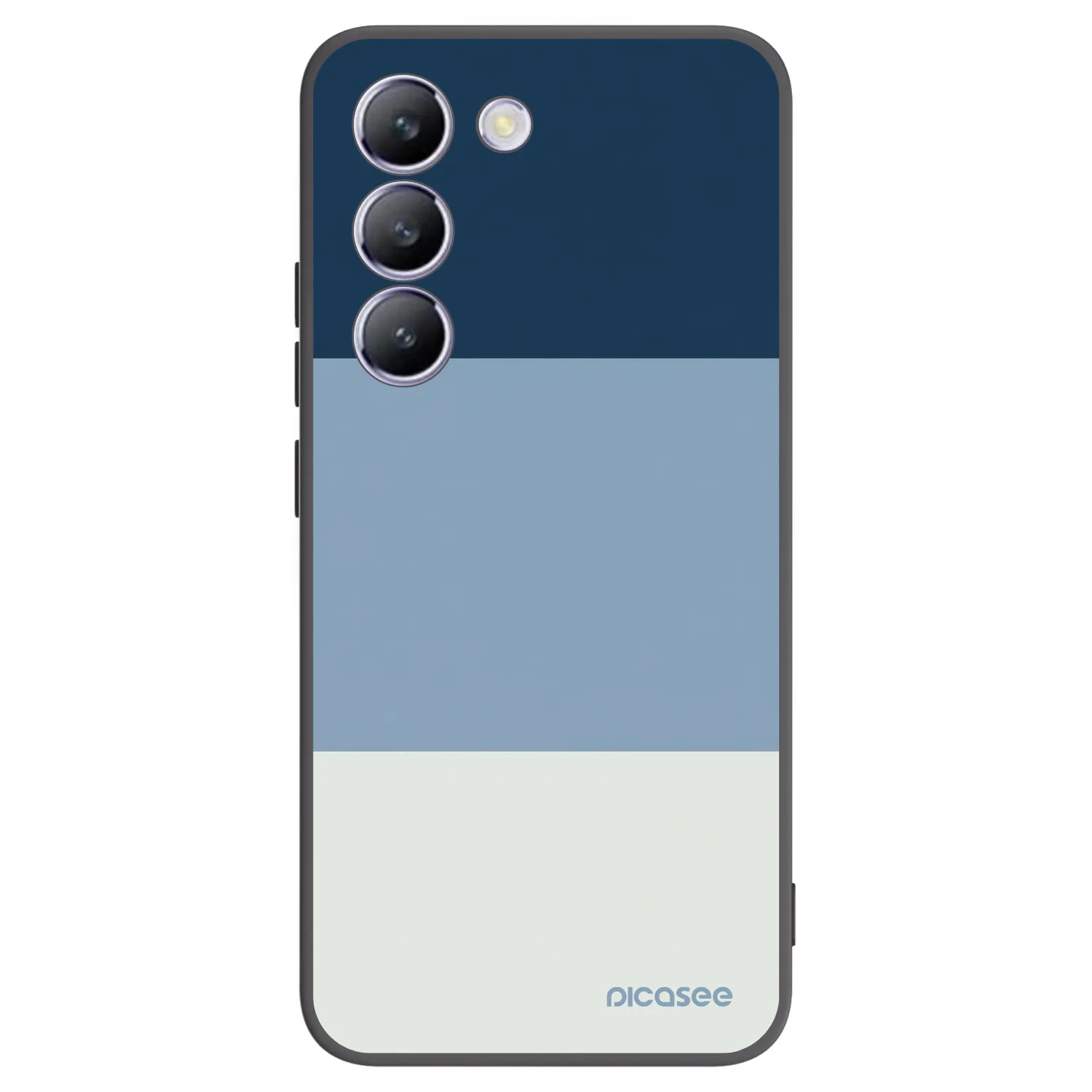 Picasee crna silikonska maskica za Vivo V40 SE 5G - Coastal Blue