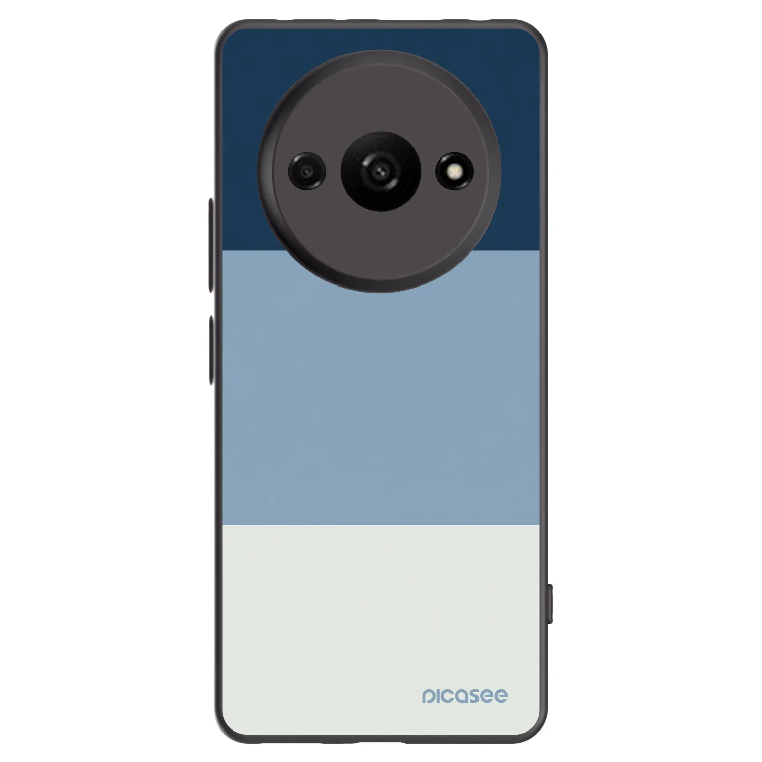 Picasee crna silikonska maskica za Xiaomi Redmi A3 - Coastal Blue