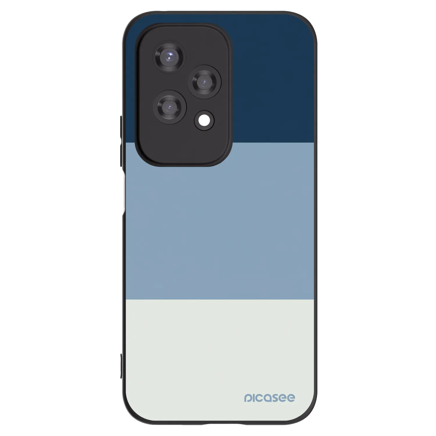 Picasee crna silikonska maskica za Honor 200 Lite - Coastal Blue