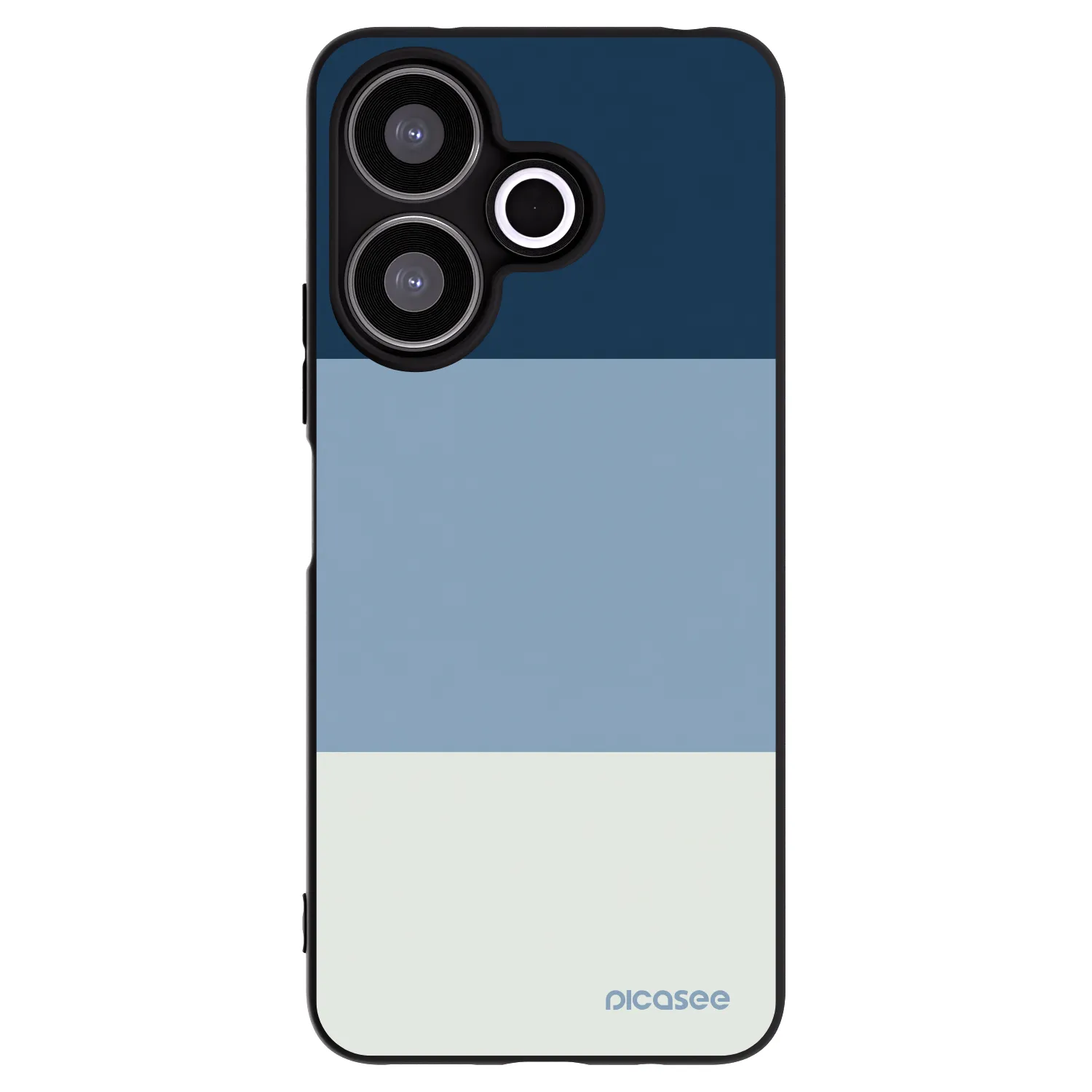 Picasee crna silikonska maskica za Xiaomi Redmi 13 4G - Coastal Blue