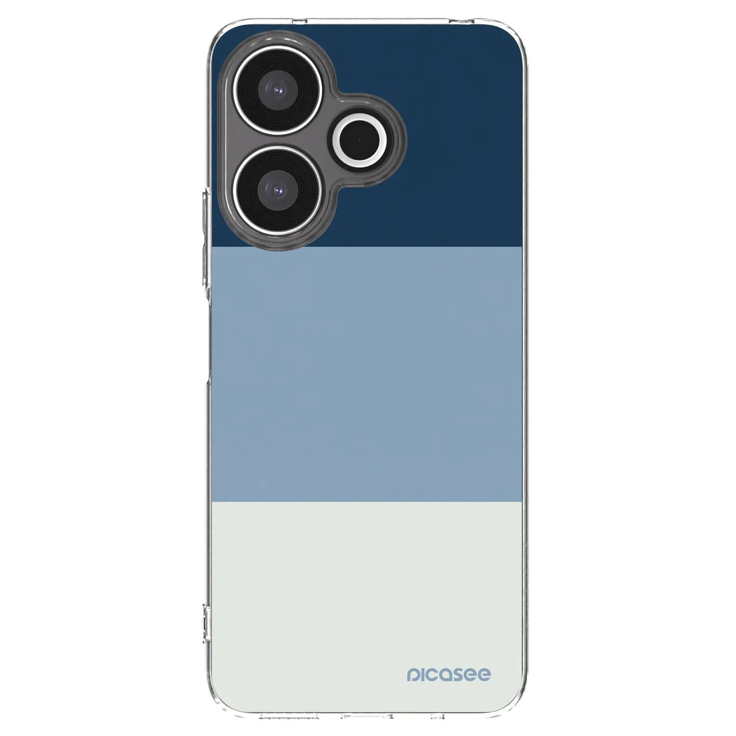 Picasee silikonska prozirna maskica za Xiaomi Redmi 13 4G - Coastal Blue