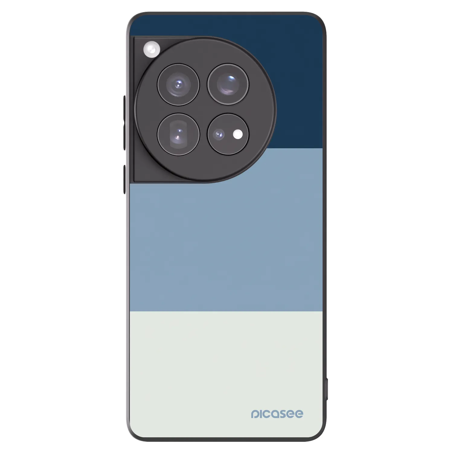 Picasee crna silikonska maskica za OnePlus 12 5G - Coastal Blue