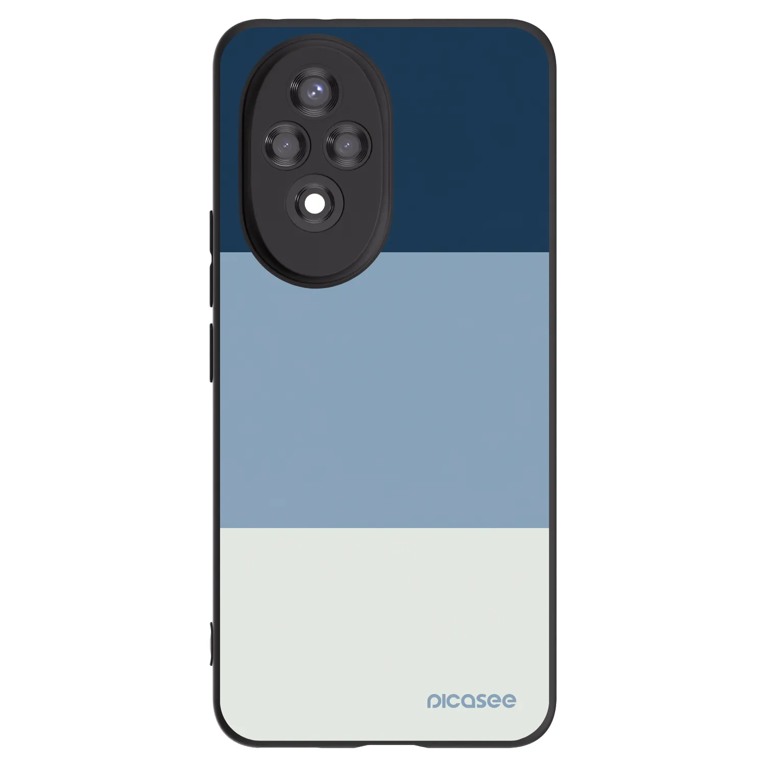 Picasee crna silikonska maskica za Honor 200 Pro 5G - Coastal Blue