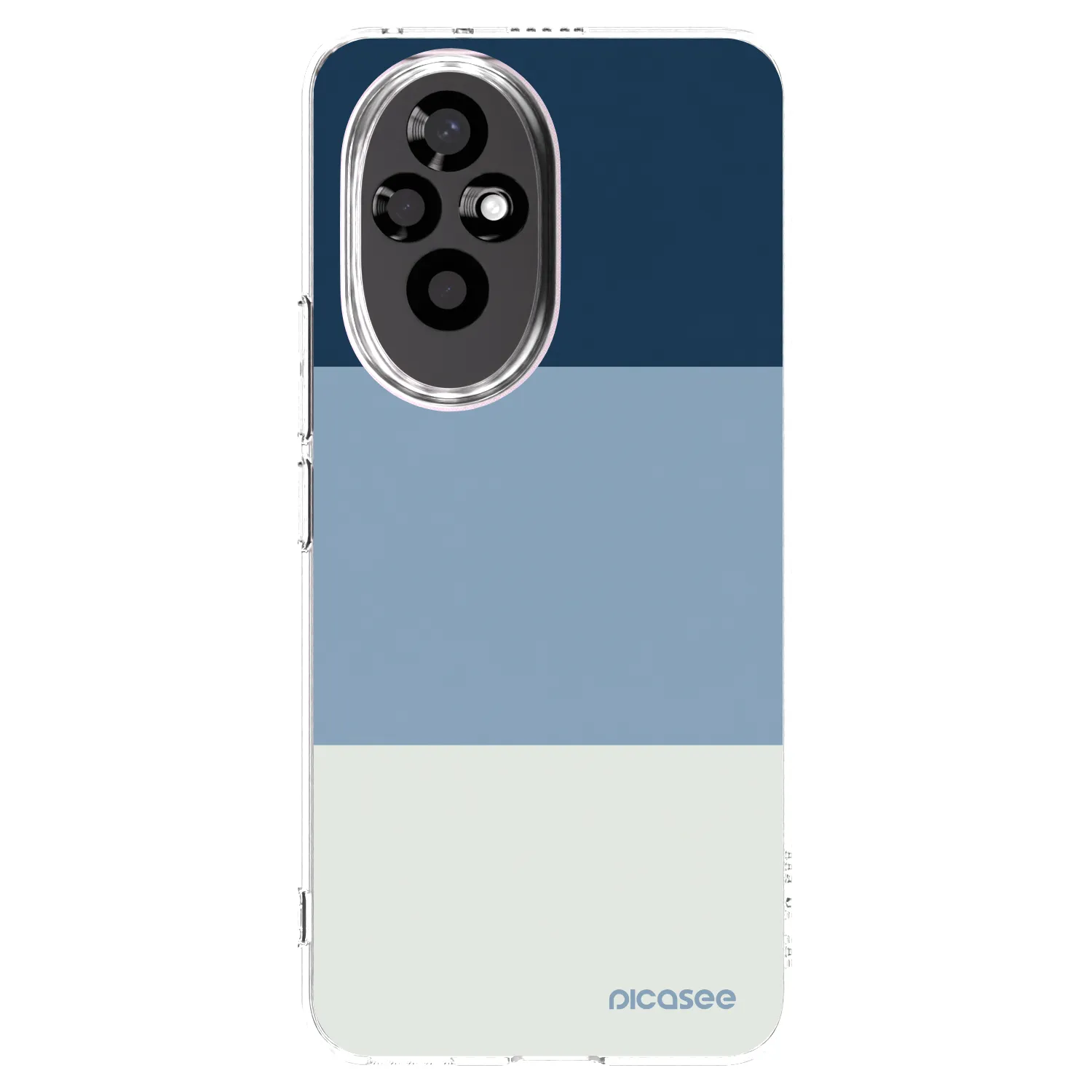 Picasee silikonska prozirna maskica za Honor 200 Pro 5G - Coastal Blue