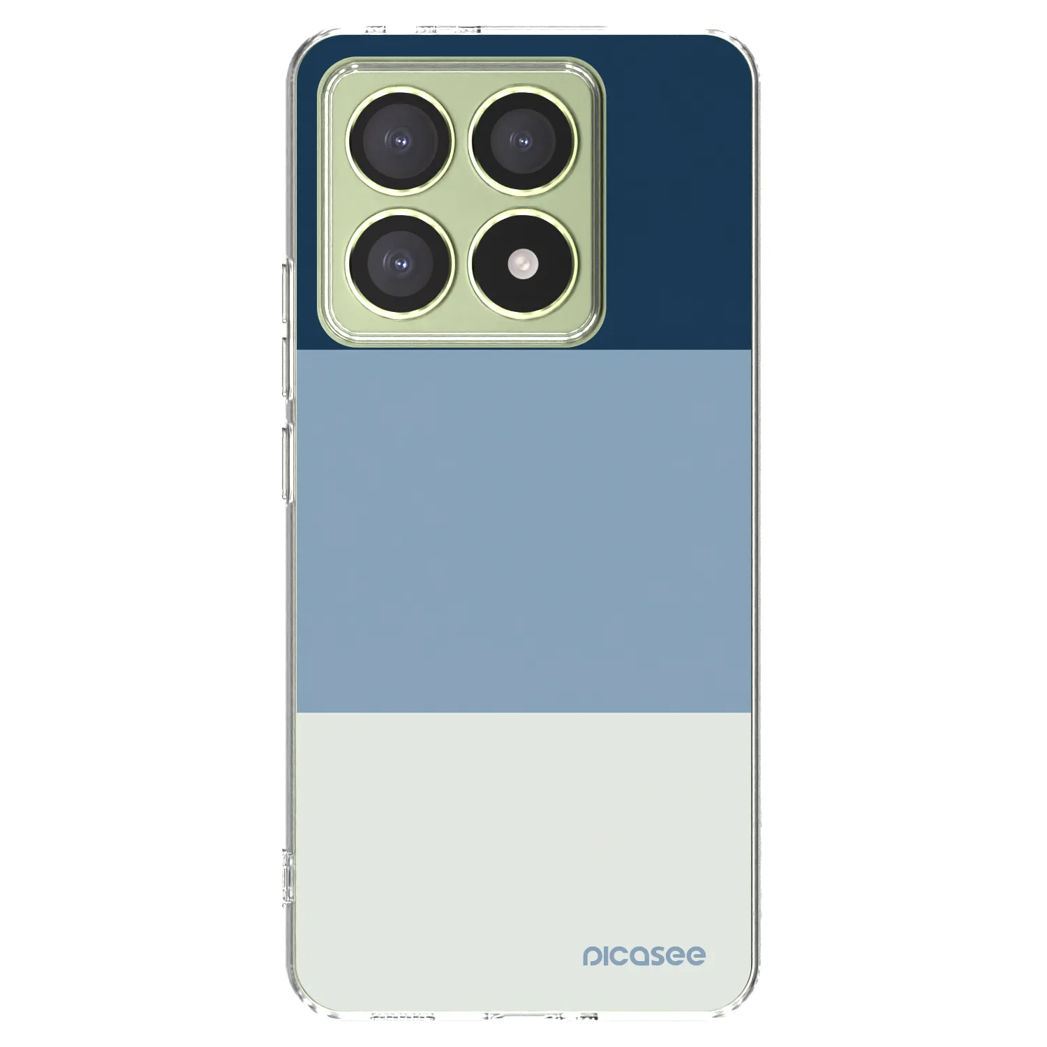 Picasee silikonska prozirna maskica za Xiaomi 14T - Coastal Blue