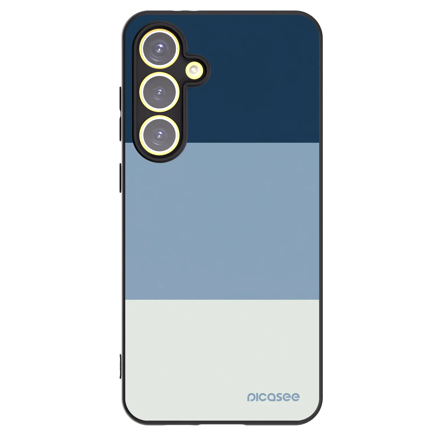 Picasee crna silikonska maskica za Samsung Galaxy S24 FE S721B - Coastal Blue
