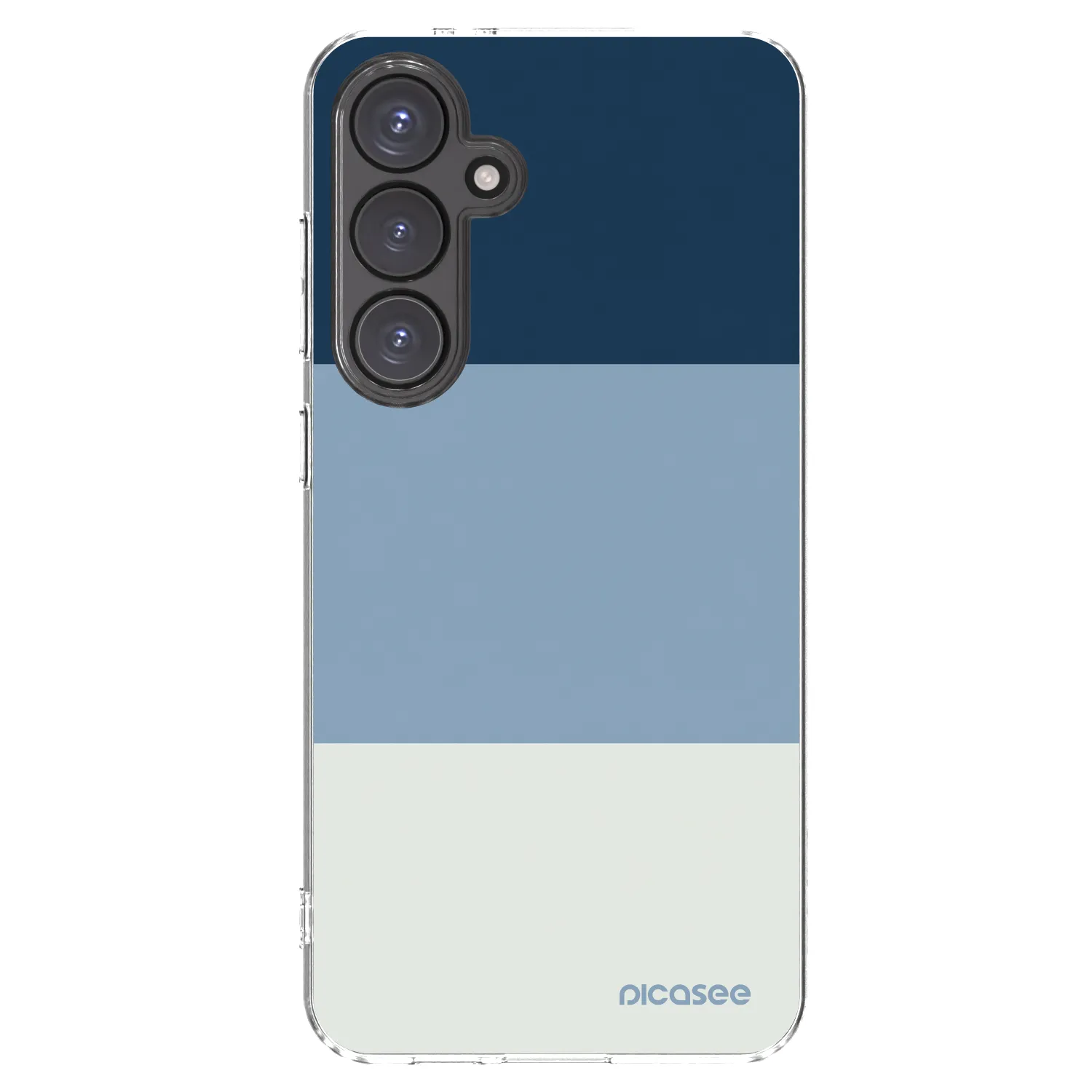 Picasee silikonska prozirna maskica za Samsung Galaxy S24 FE S721B - Coastal Blue