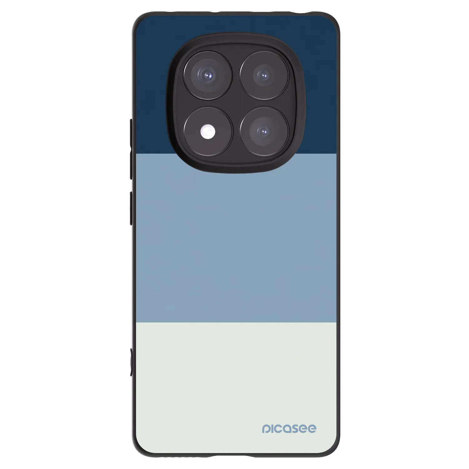Picasee crna silikonska maskica za Xiaomi Redmi Note 14 Pro+ 5G - Coastal Blue