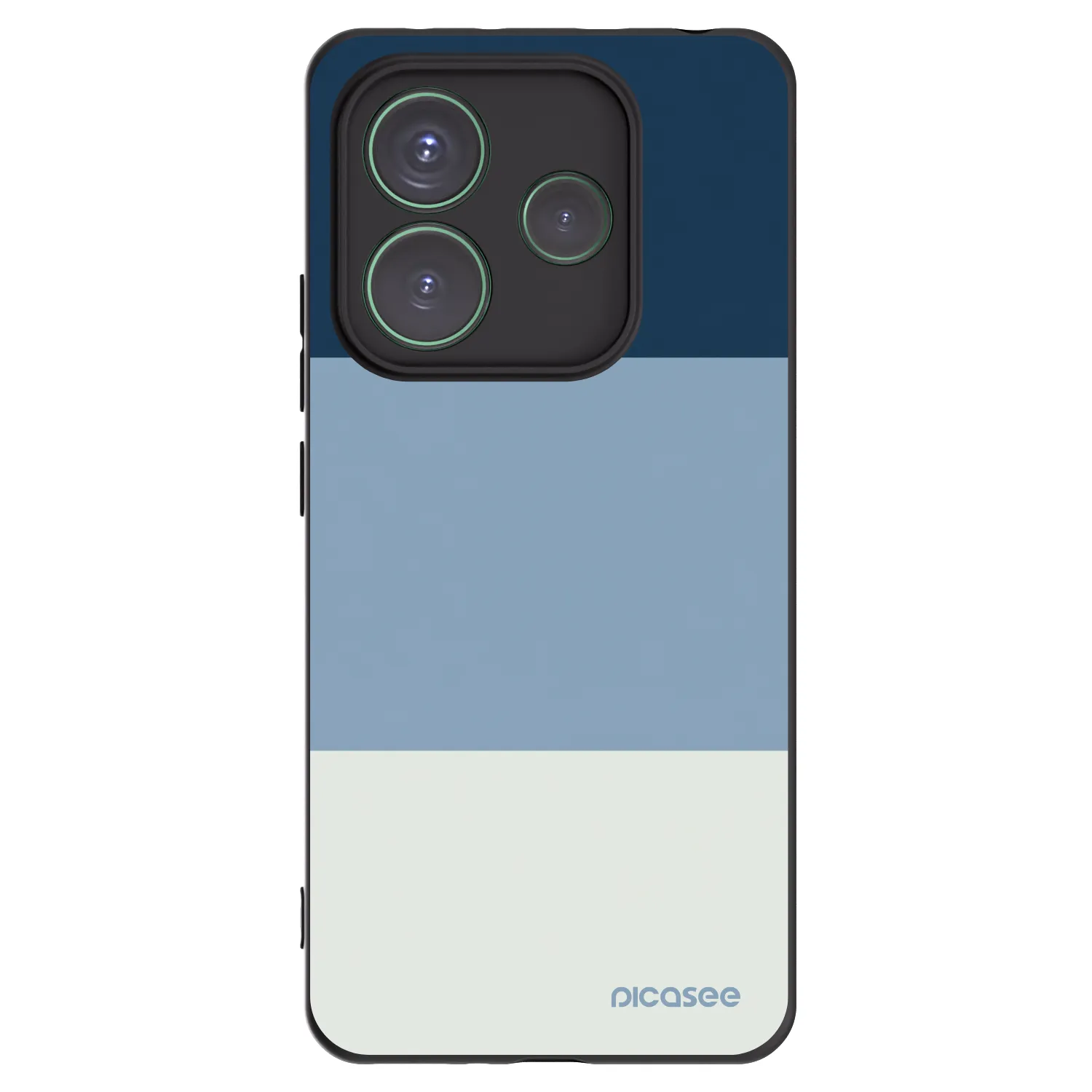 Picasee crna silikonska maskica za Xiaomi Redmi Note 14 5G - Coastal Blue