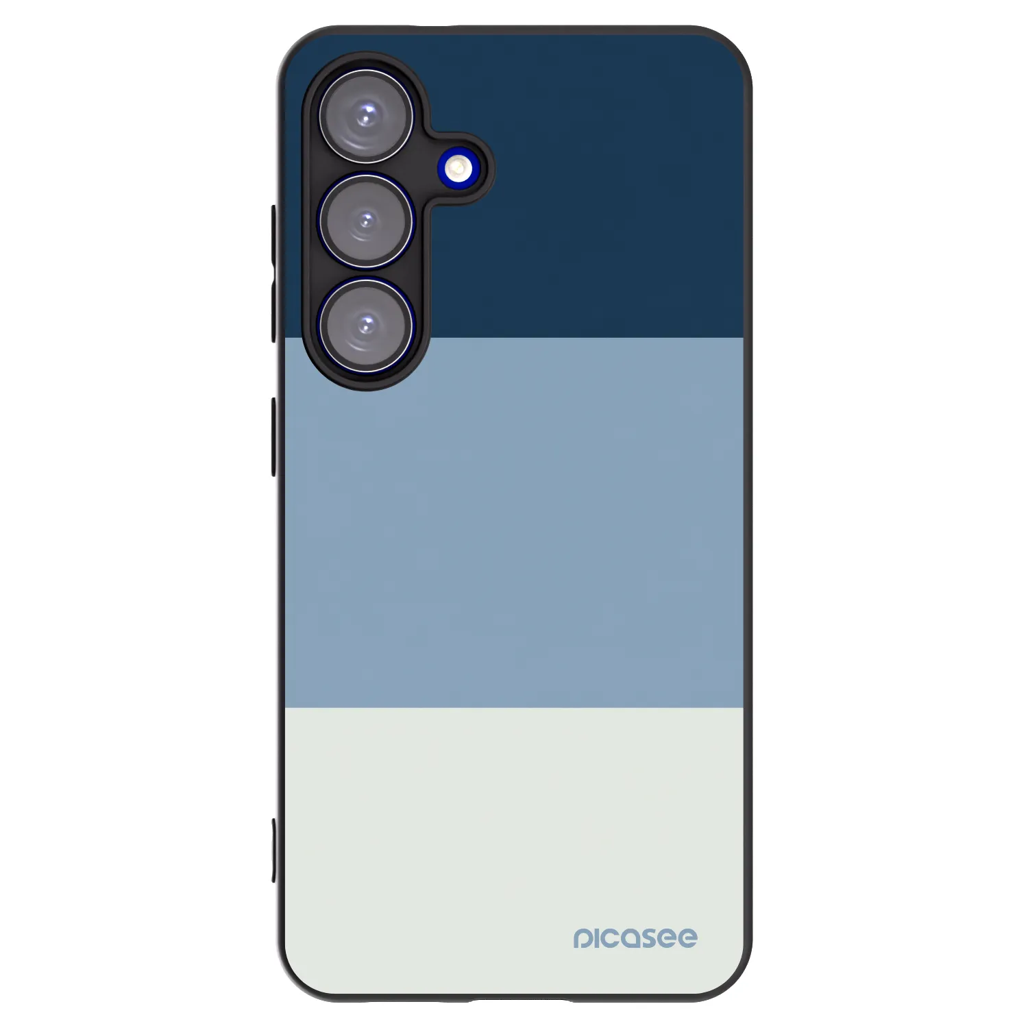 Picasee crna silikonska maskica za Samsung Galaxy S25 5G - Coastal Blue