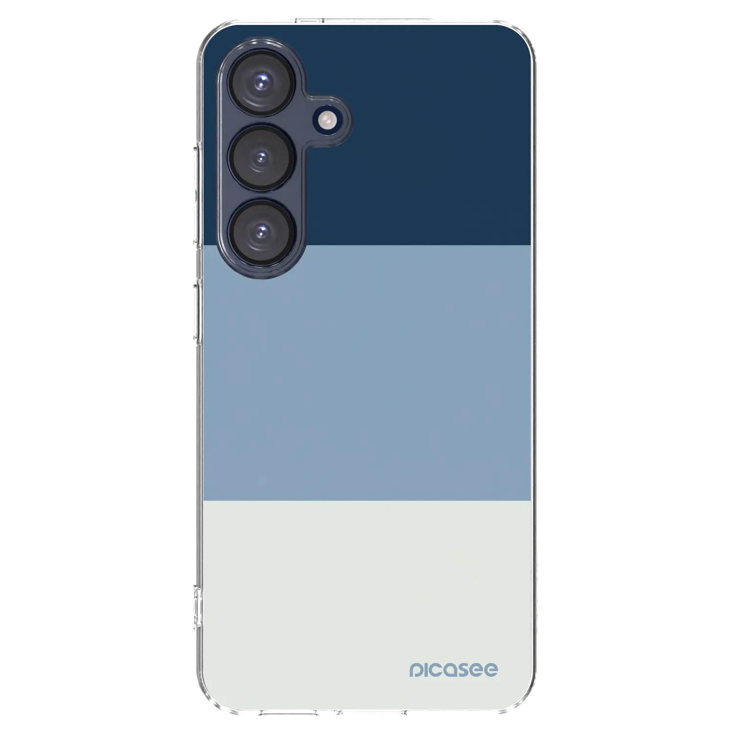 Picasee silikonska prozirna maskica za Samsung Galaxy S25 5G - Coastal Blue