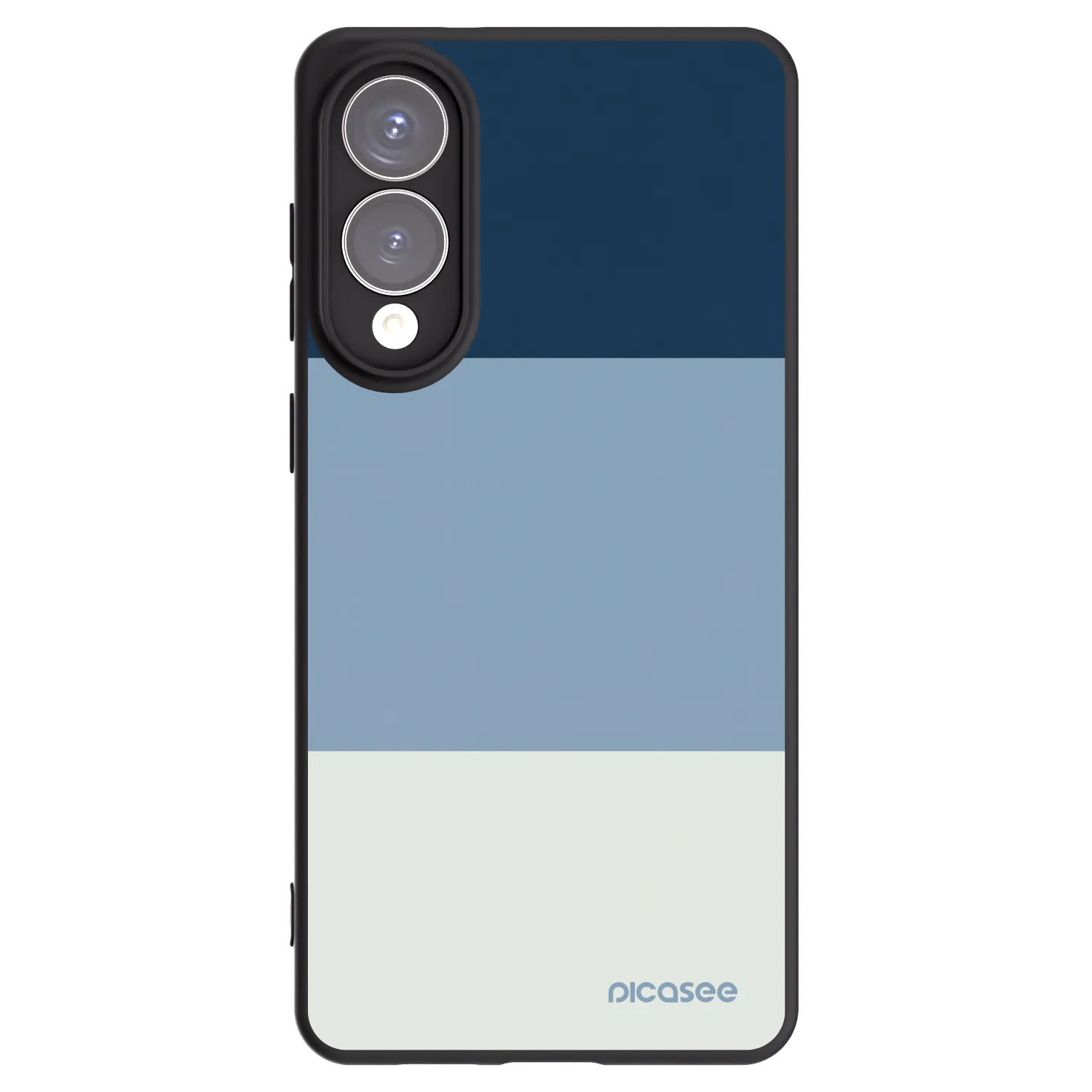 Picasee crna silikonska maskica za Samsung Galaxy S25 Edge 5G - Coastal Blue