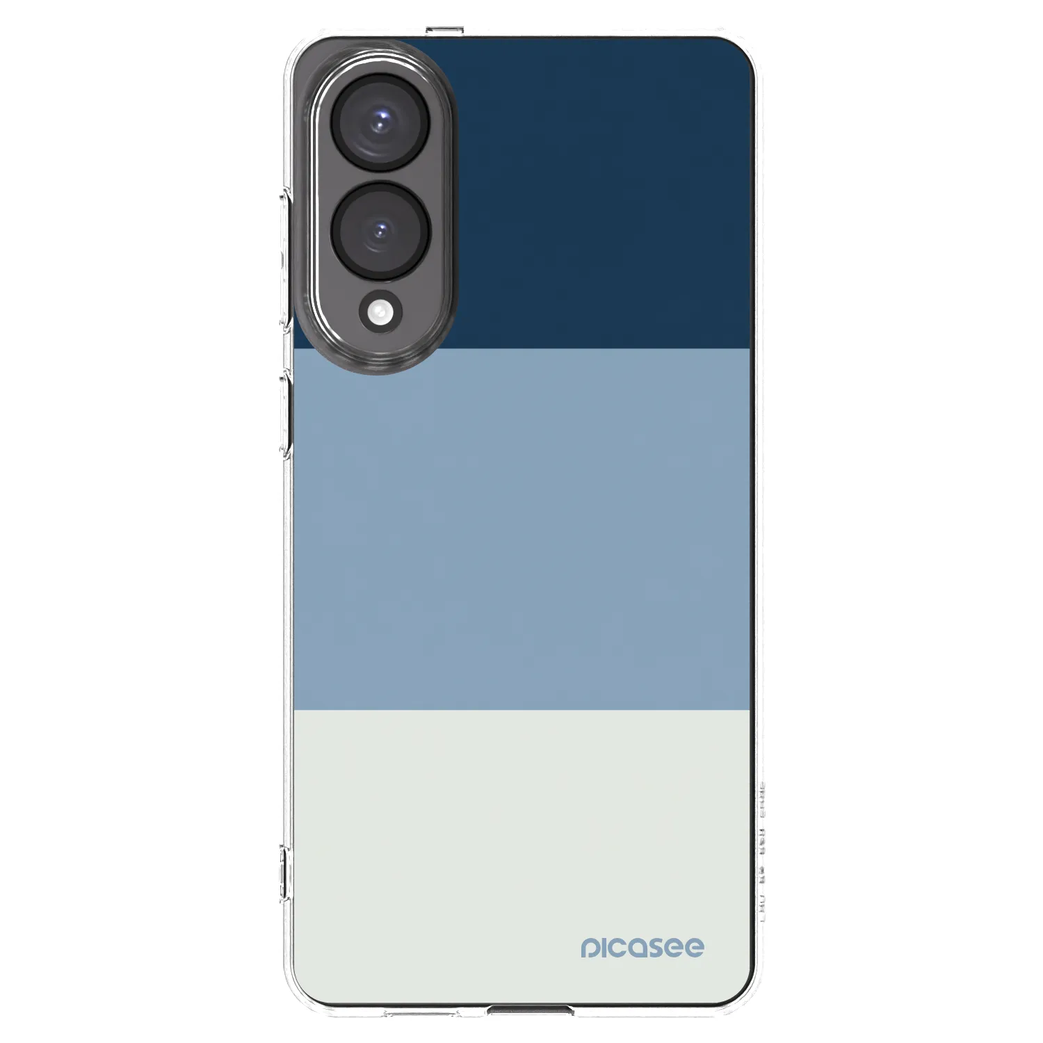 Picasee silikonska prozirna maskica za Samsung Galaxy S25 Edge 5G - Coastal Blue