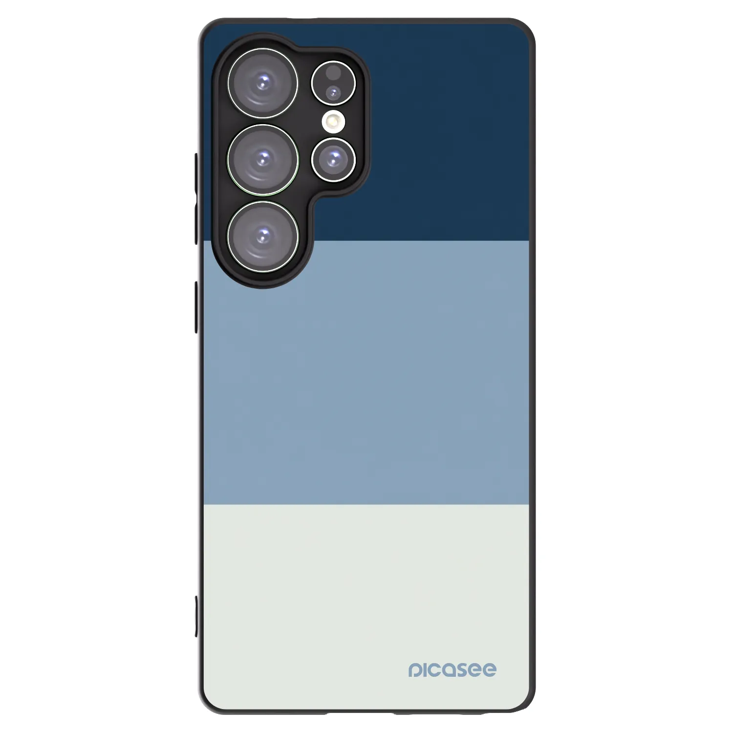 Picasee crna silikonska maskica za Samsung Galaxy S25 Ultra 5G - Coastal Blue