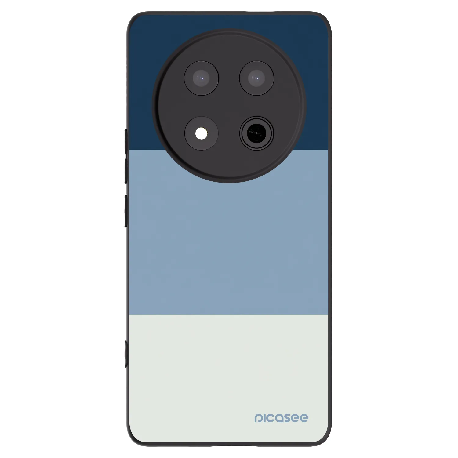 Picasee crna silikonska maskica za Honor Magic7 Lite 5G - Coastal Blue