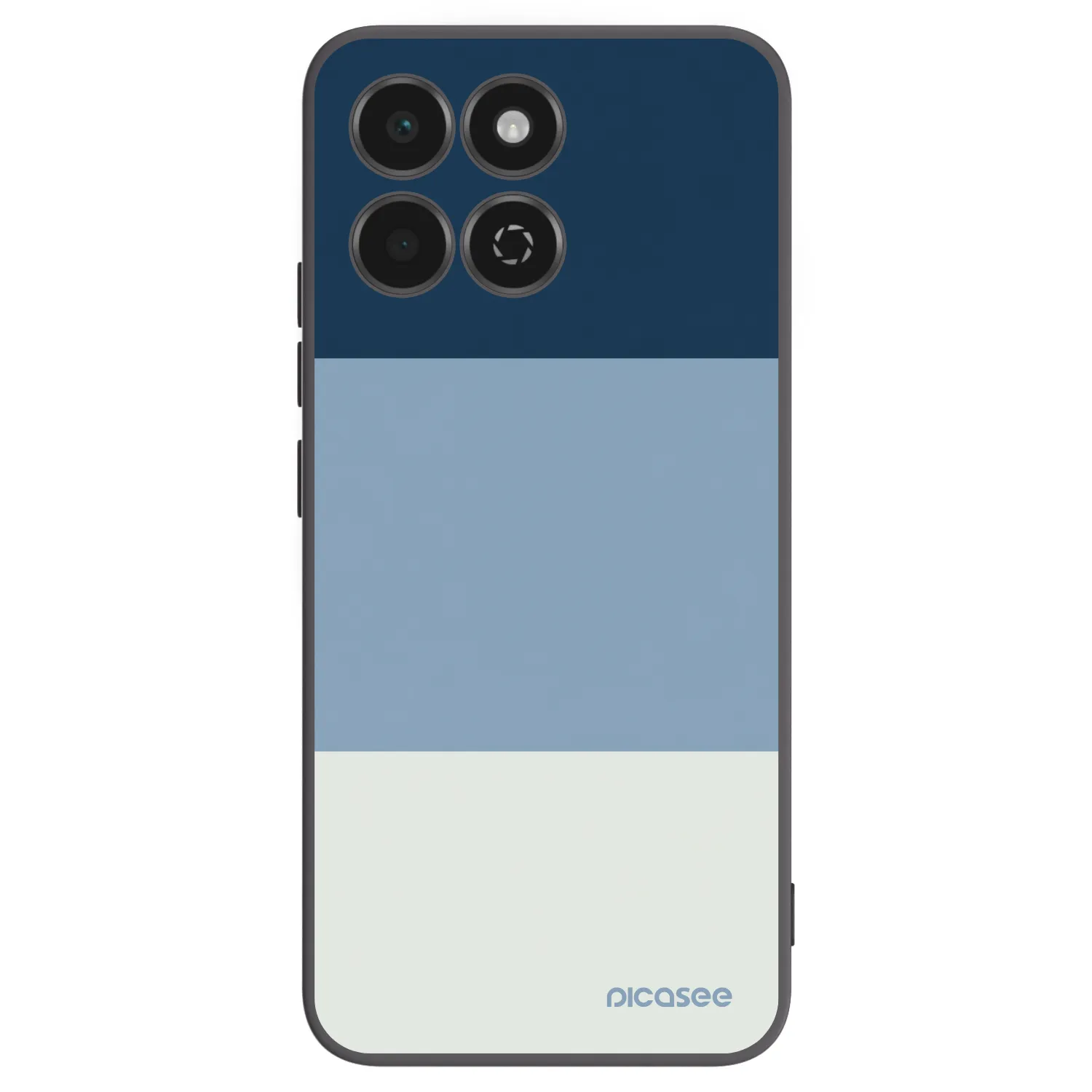 Picasee crna silikonska maskica za Honor 200 Smart 5G - Coastal Blue