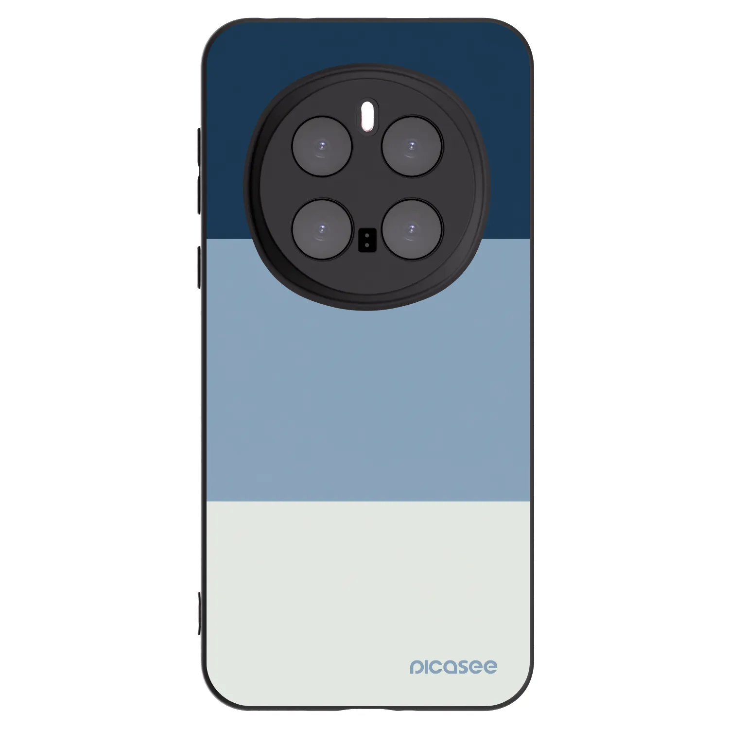 Picasee crna silikonska maskica za Honor Magic7 Pro 5G - Coastal Blue
