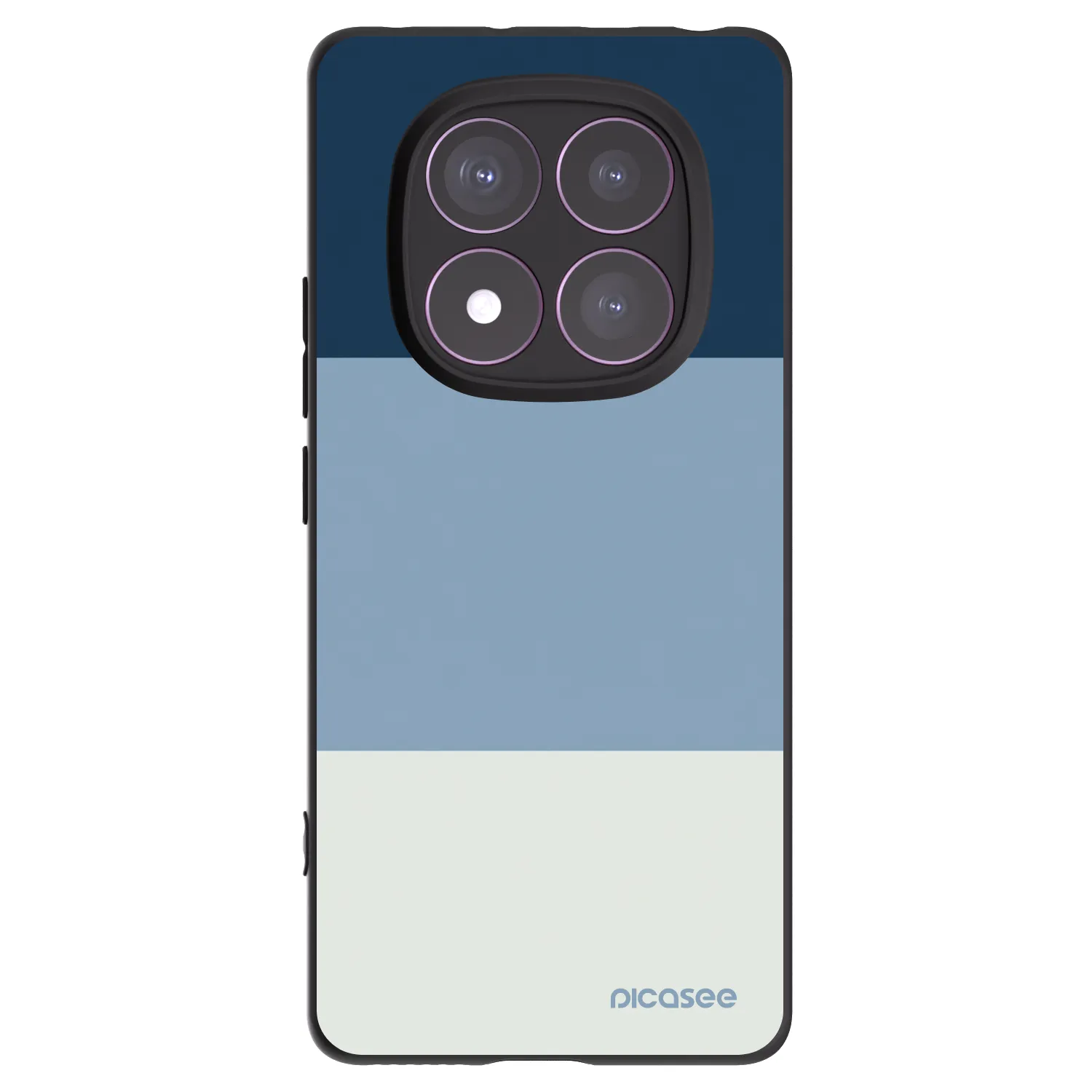 Picasee crna silikonska maskica za Xiaomi Redmi Note 14 Pro 4G - Coastal Blue