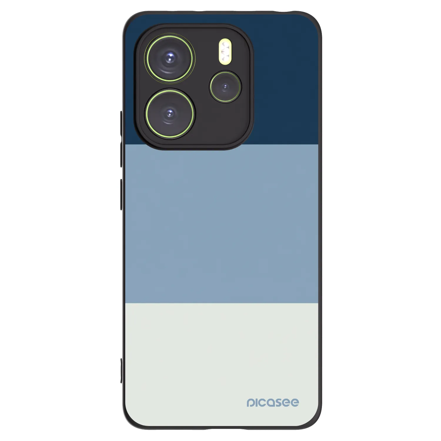Picasee crna silikonska maskica za Xiaomi Redmi Note 14 4G - Coastal Blue